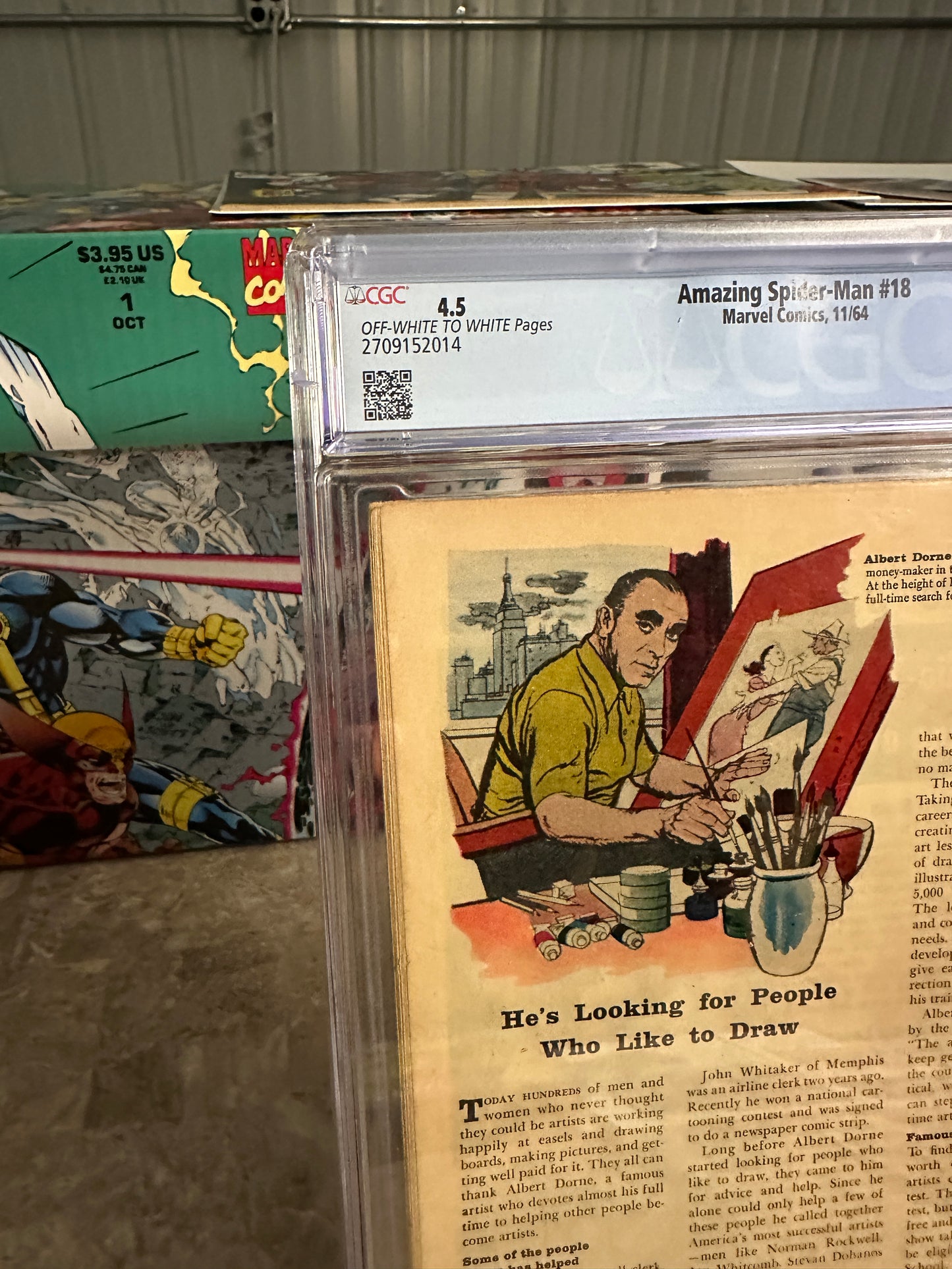 Amazing Spider-Man #18 CGC 4.5 (1969 Marvel) - Cracked Case
