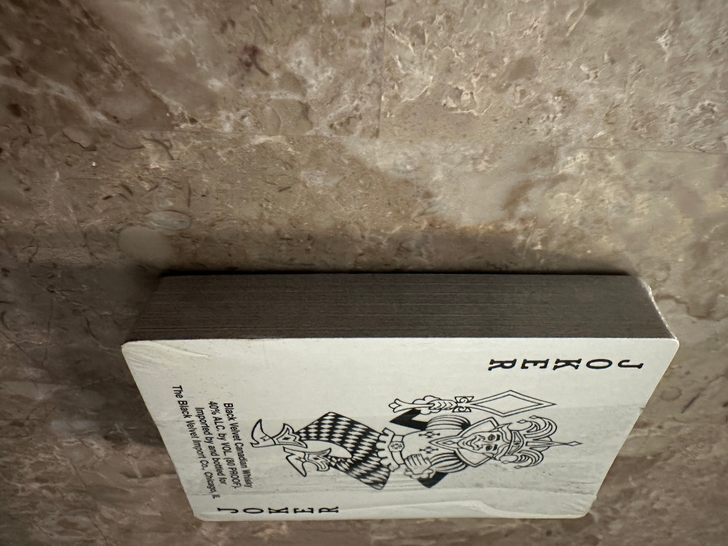 Black Velvet Canadian Whiskey Playing Cards - Sealed