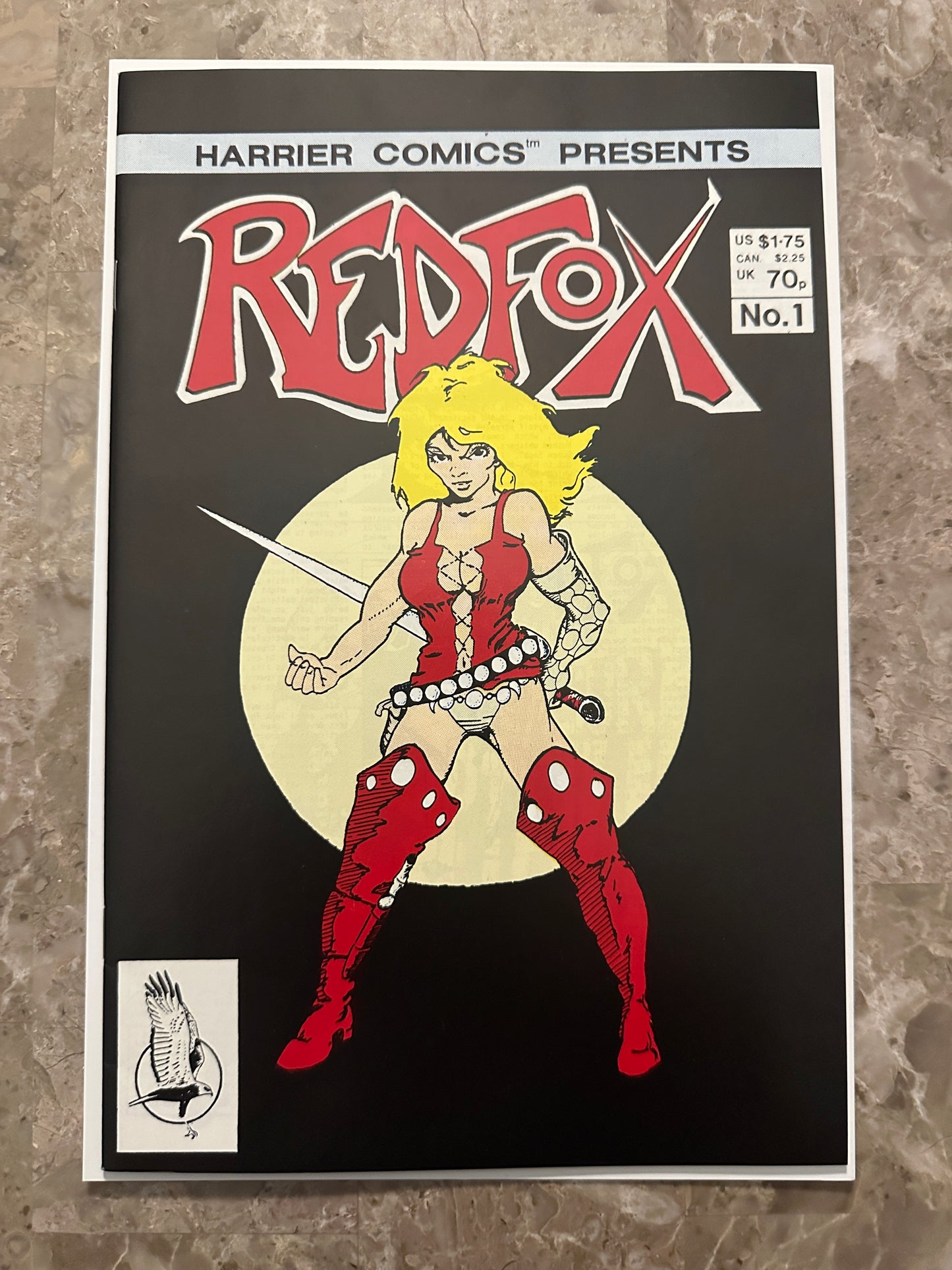Red Fox #1 VF+ 8.5 (1986 Harrier)