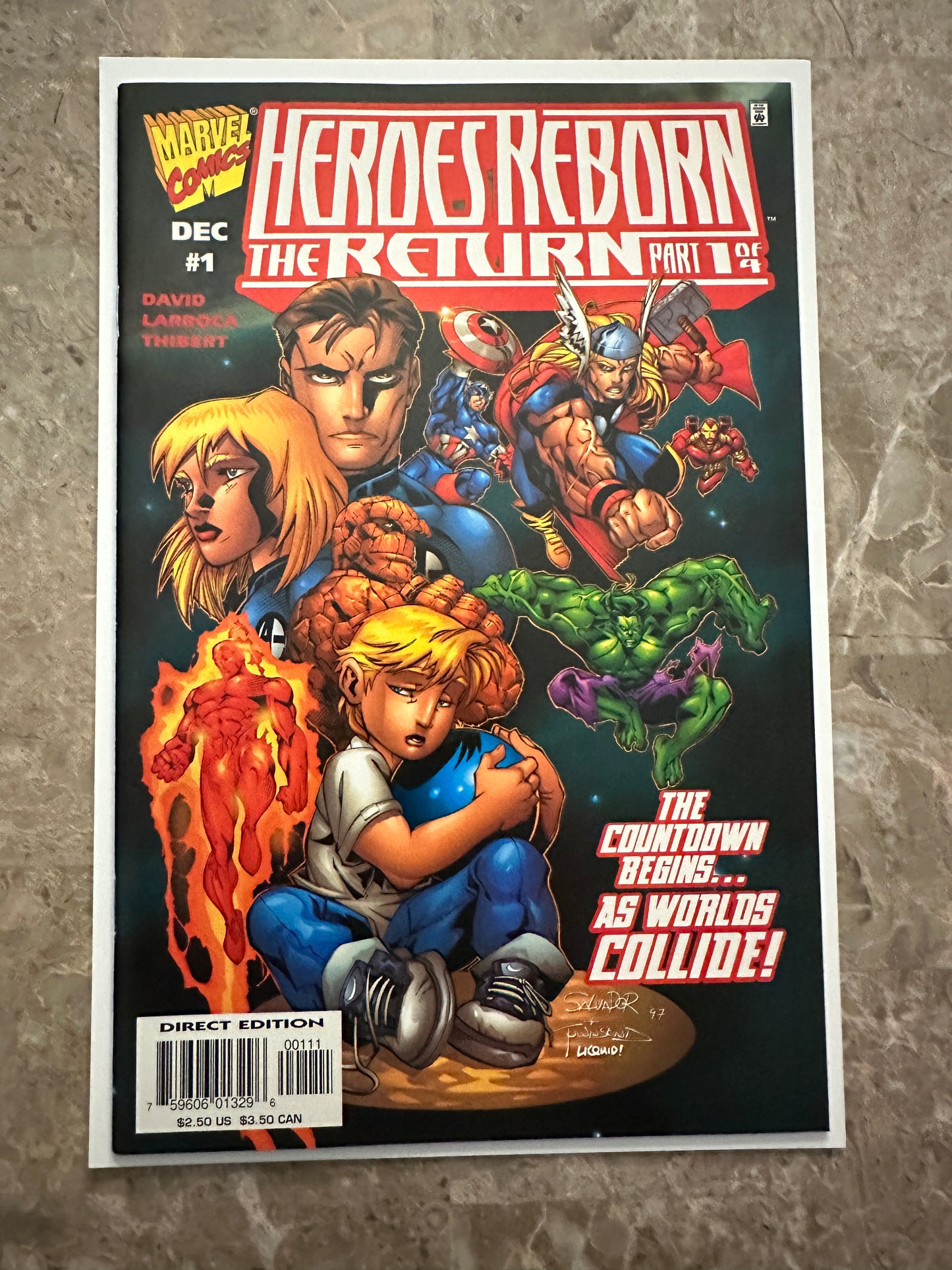 Heroes Reborn the Return #1-4 Full Set + Variants NM (1997 Marvel)