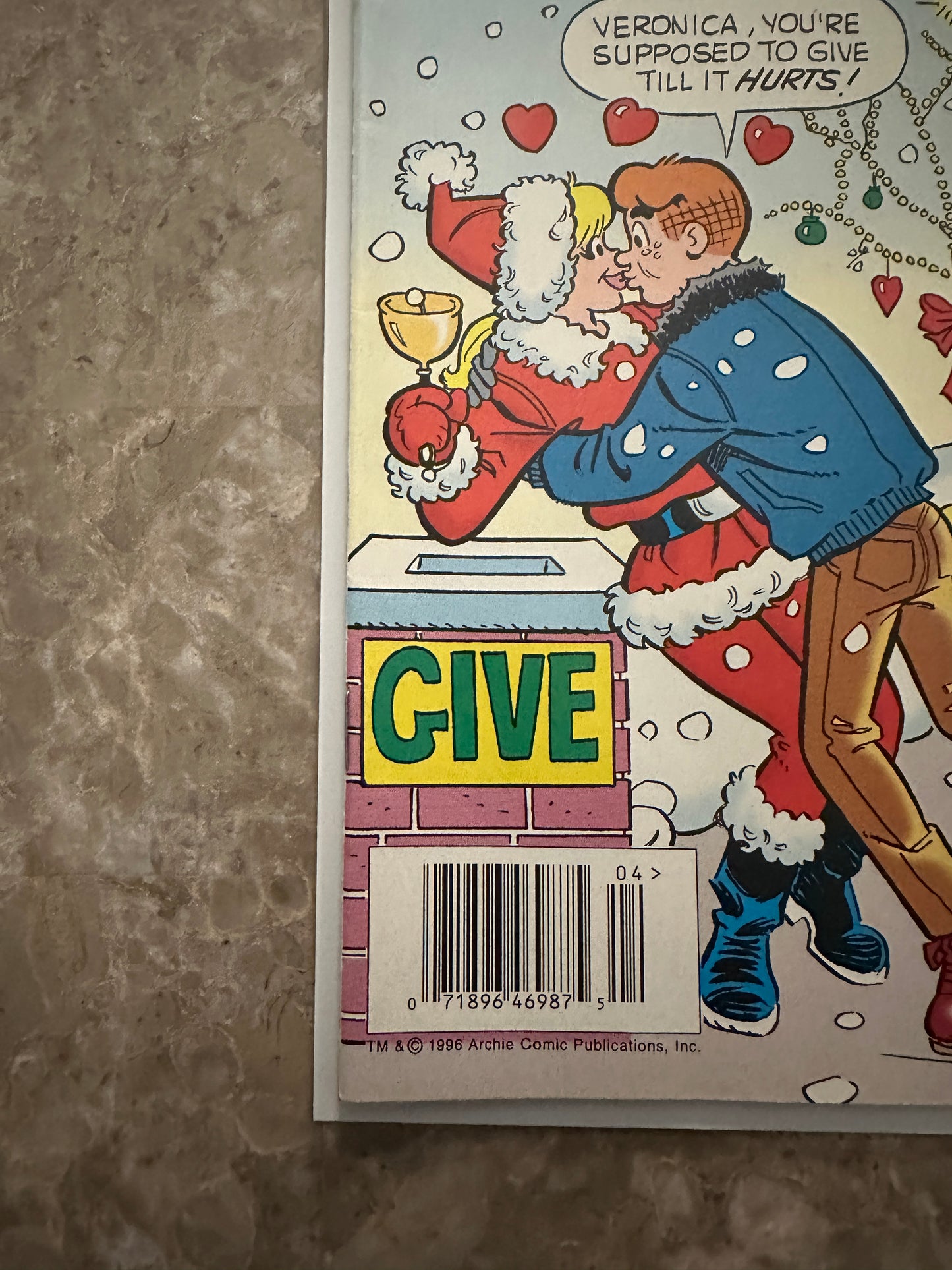 Archie's Christmas Stocking #4 Newsstand VF- 7.5 (Archie 1996)