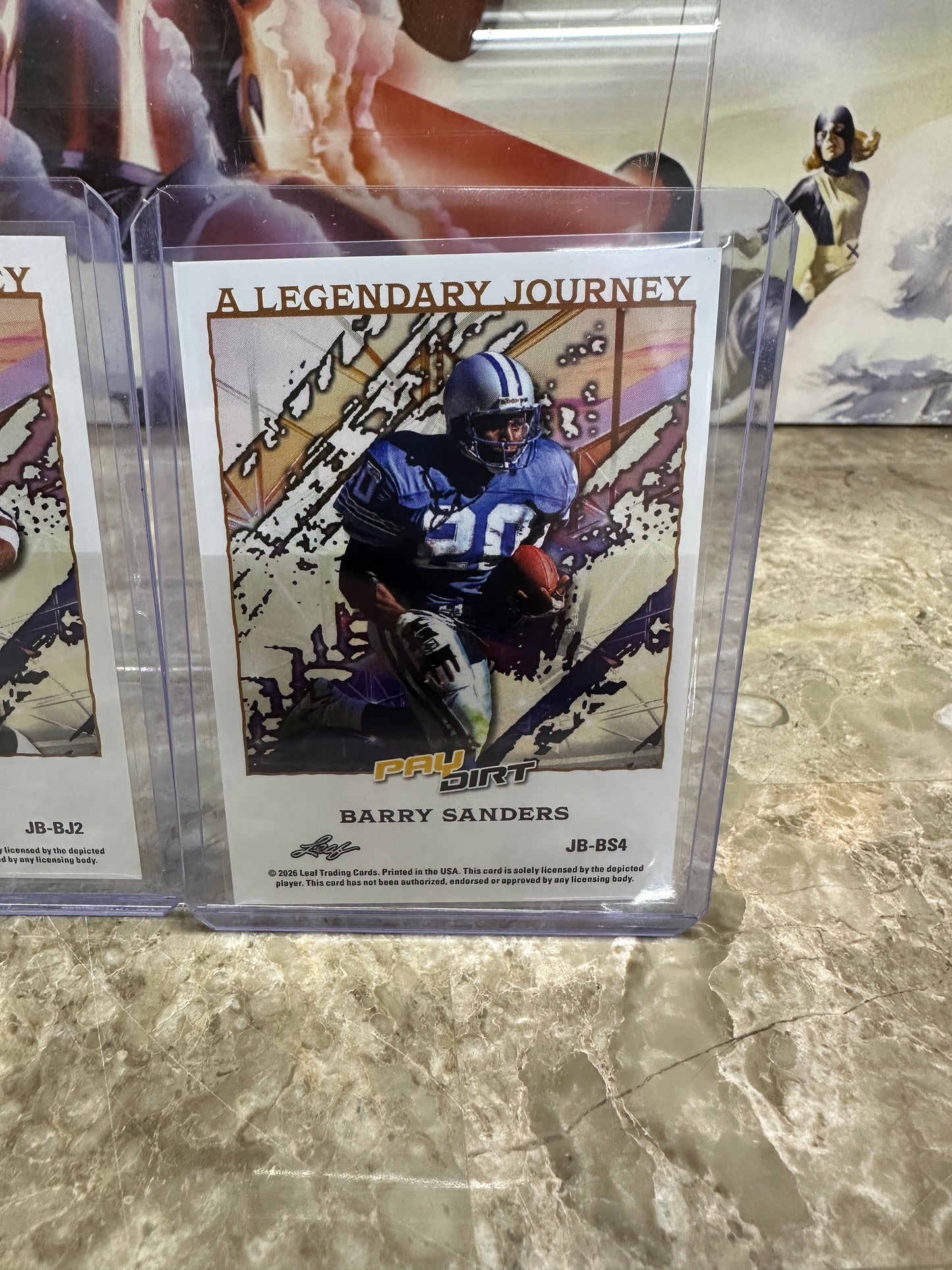 BO JACKSON & BARRY SANDERS 2026 Paydirt Legendary Journey Lot - /3, /30, /75