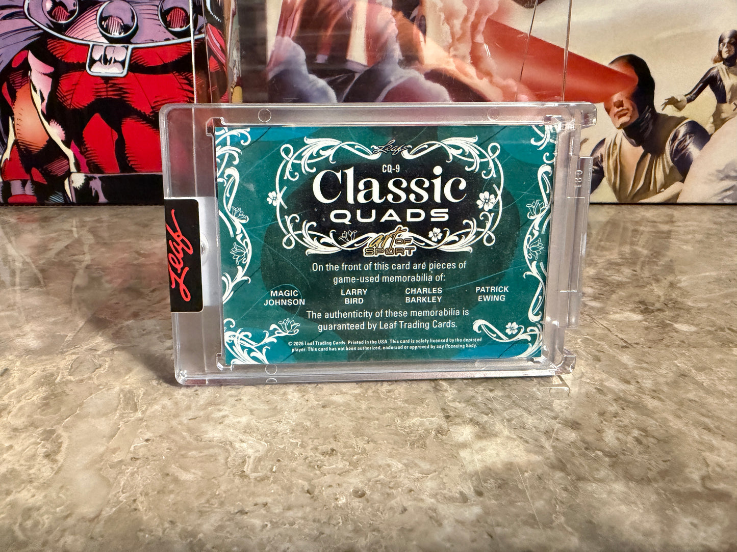 2026 Leaf Art of Sport Classic Quads Bird Magic Barkley Ewing Quad Patch /30