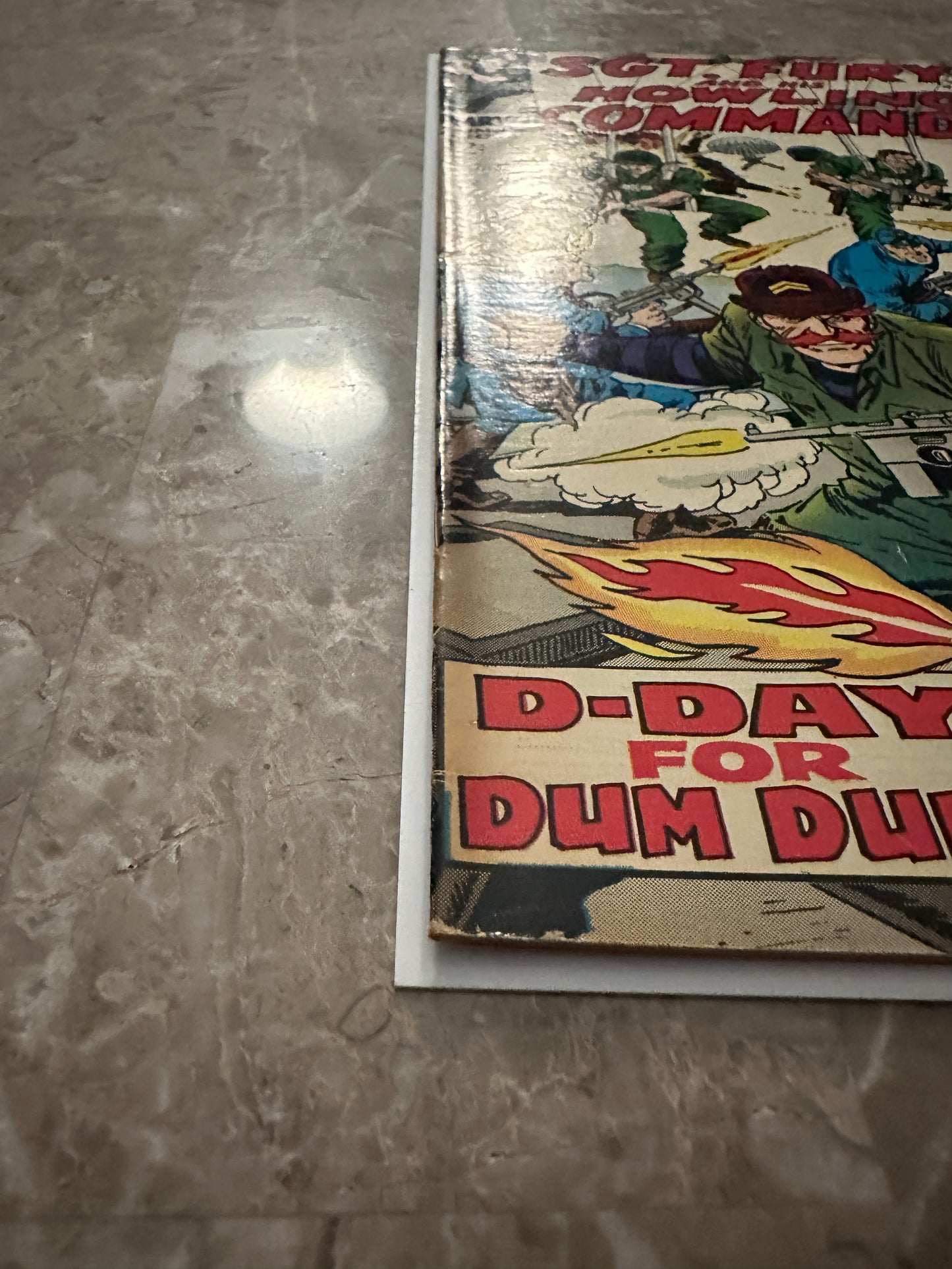 Sgt Fury #59 FN- 5.5 (Marvel Comics 1968) - Higher Grade with tanning