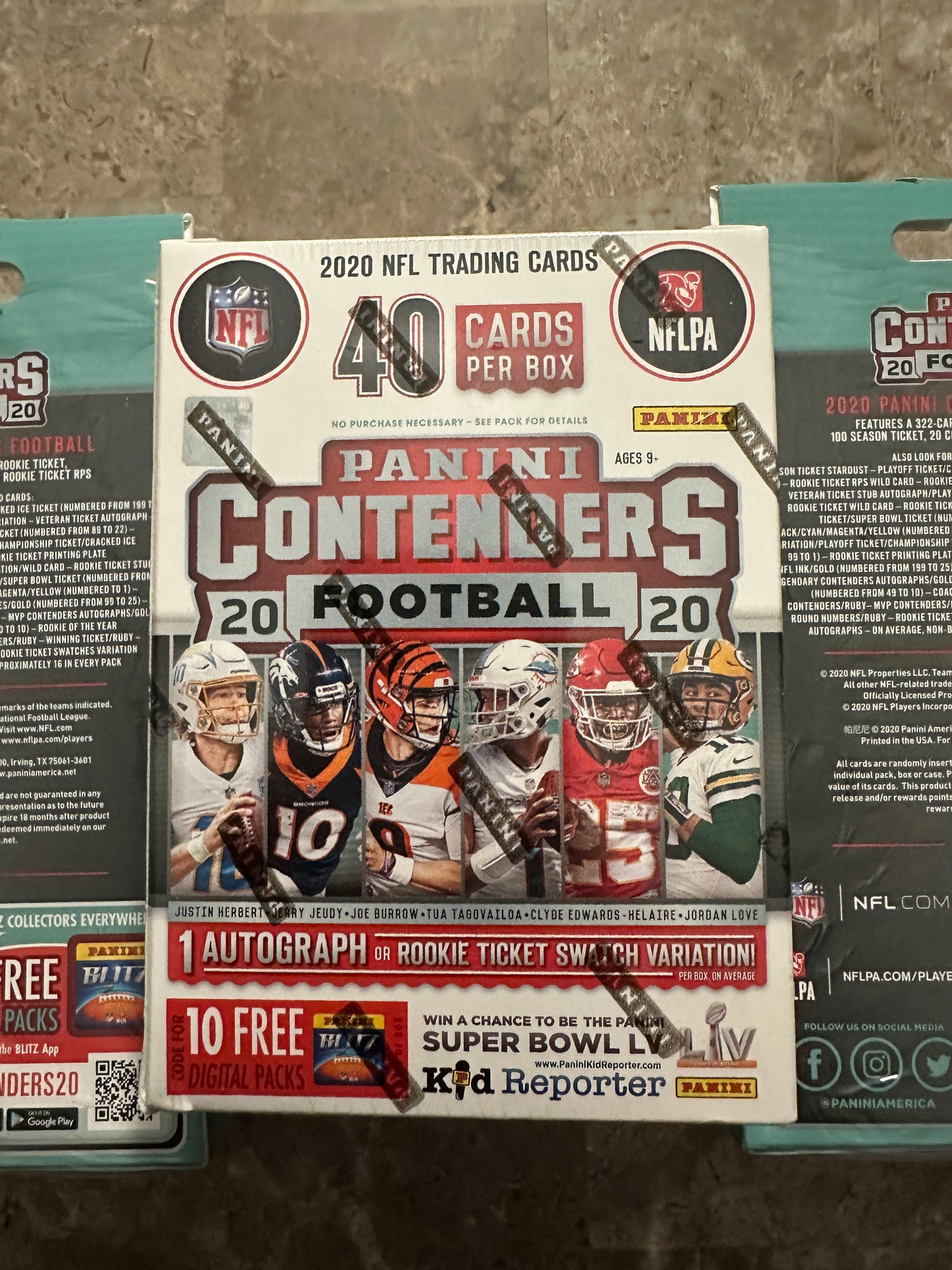 2020 Panini Contenders Football Sealed Box Lot
