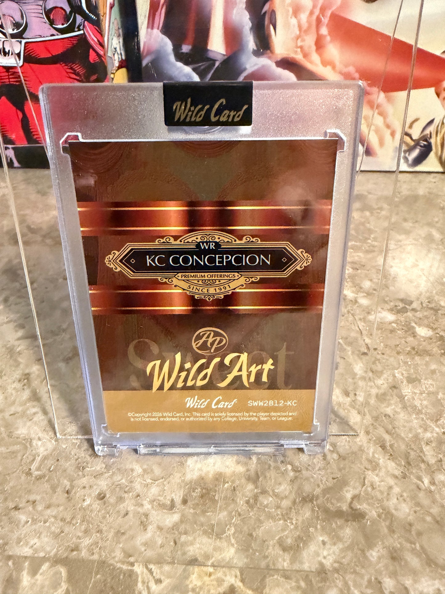 KC Concepcion 2026 Wild Card Wild Art 1/1