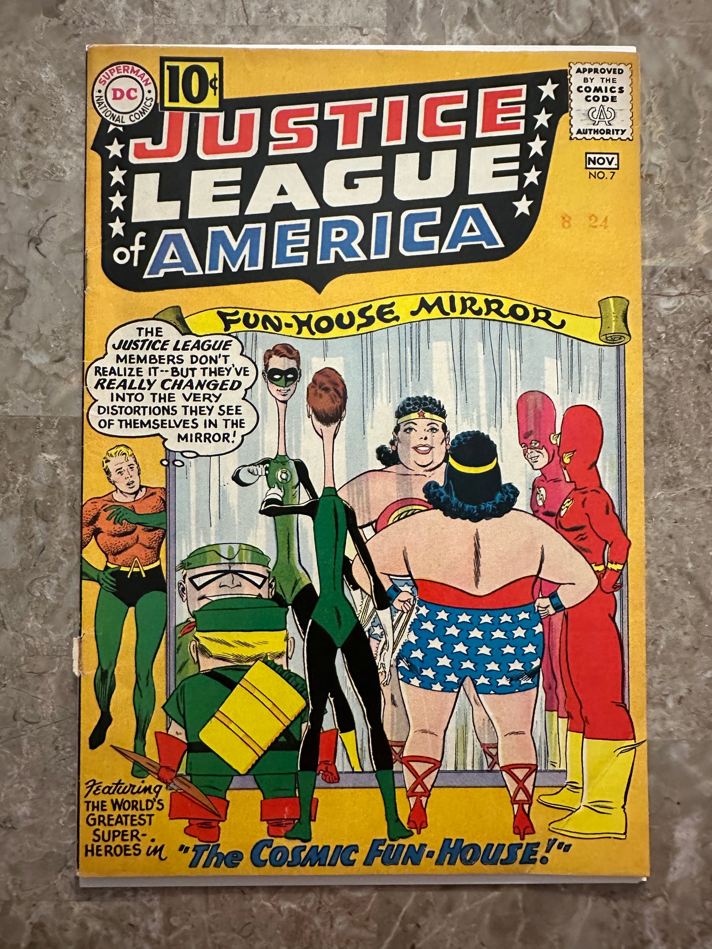 Justice League of America #7 VG+ 4.5 (DC Comics 1961)