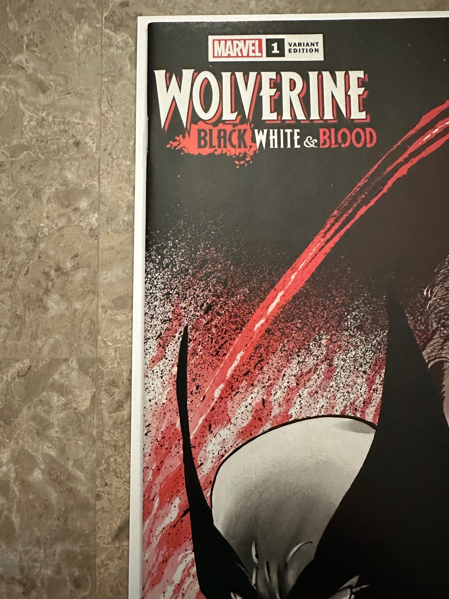 Wolverine Black White & Blood #1 1:100 NM+ 9.6-9.8 (Marvel Comics 2021)