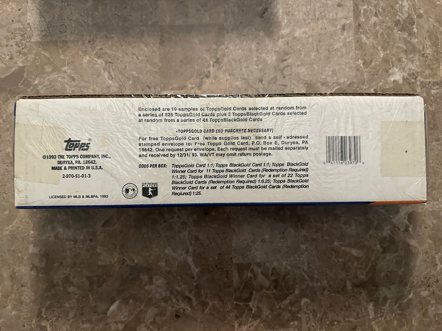 1993 Topps Baseball Complete Set Series 1 and 2 Factory Sealed - Jeter Rookie