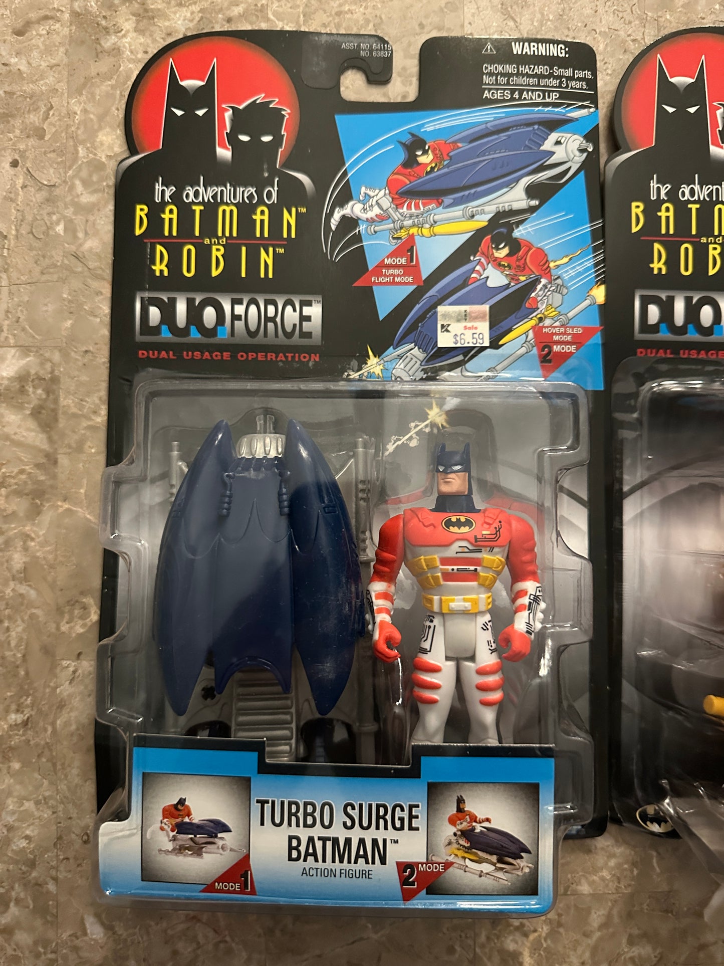 Batman & Robin Air Strike Robin/Turbo Surge Batman (Kenner) - New Sealed