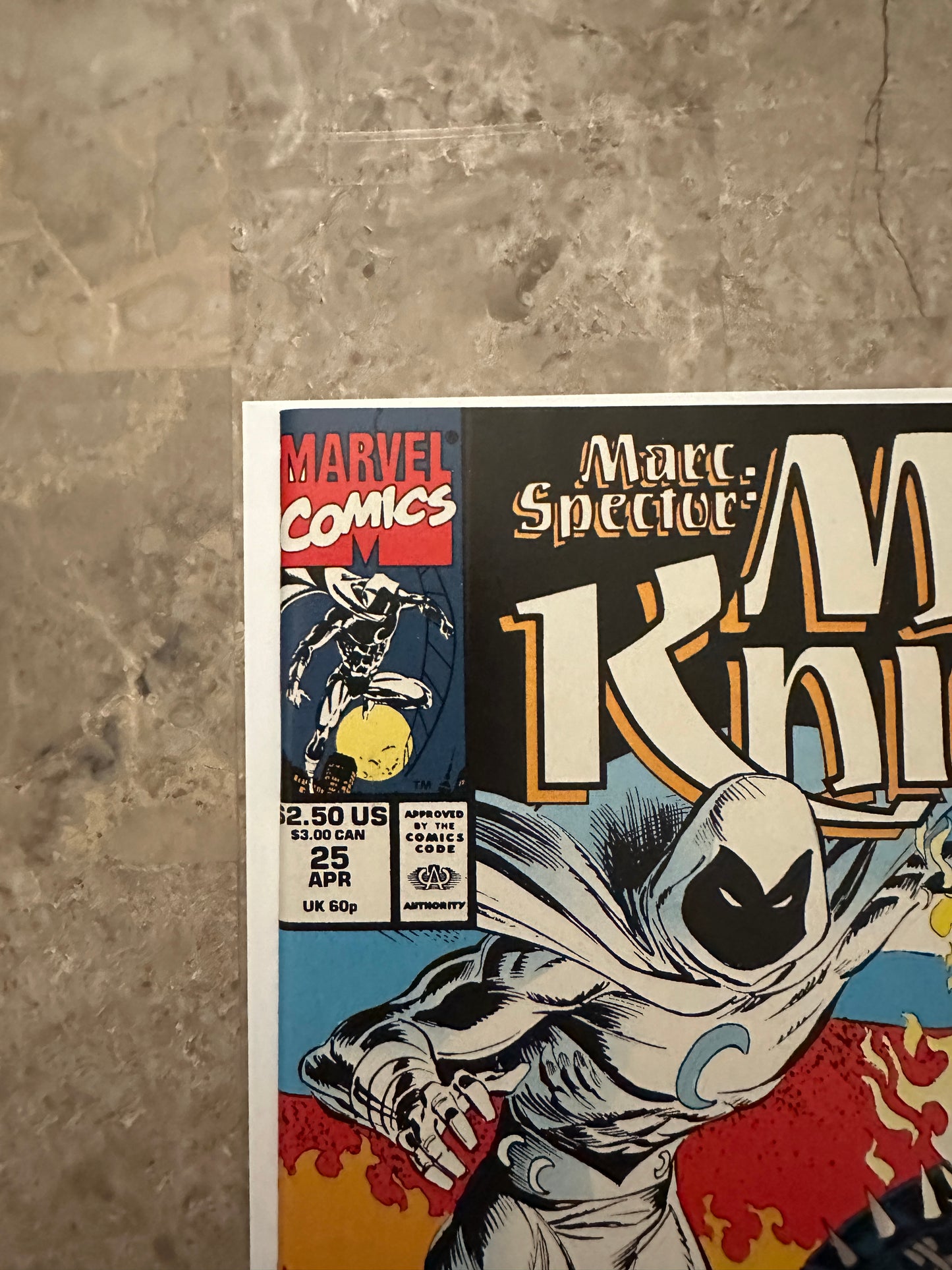 Marc Spector: Moon Knight #25 Newsstand VF/NM 9.0 (Marvel 1991) -Pressable 9.8?
