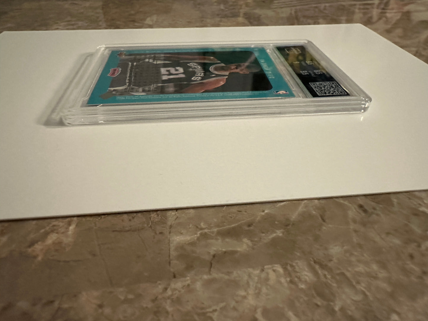 Tim Duncan Arena Club Graded 9.0 Mint (1997-98 SP Authentic)