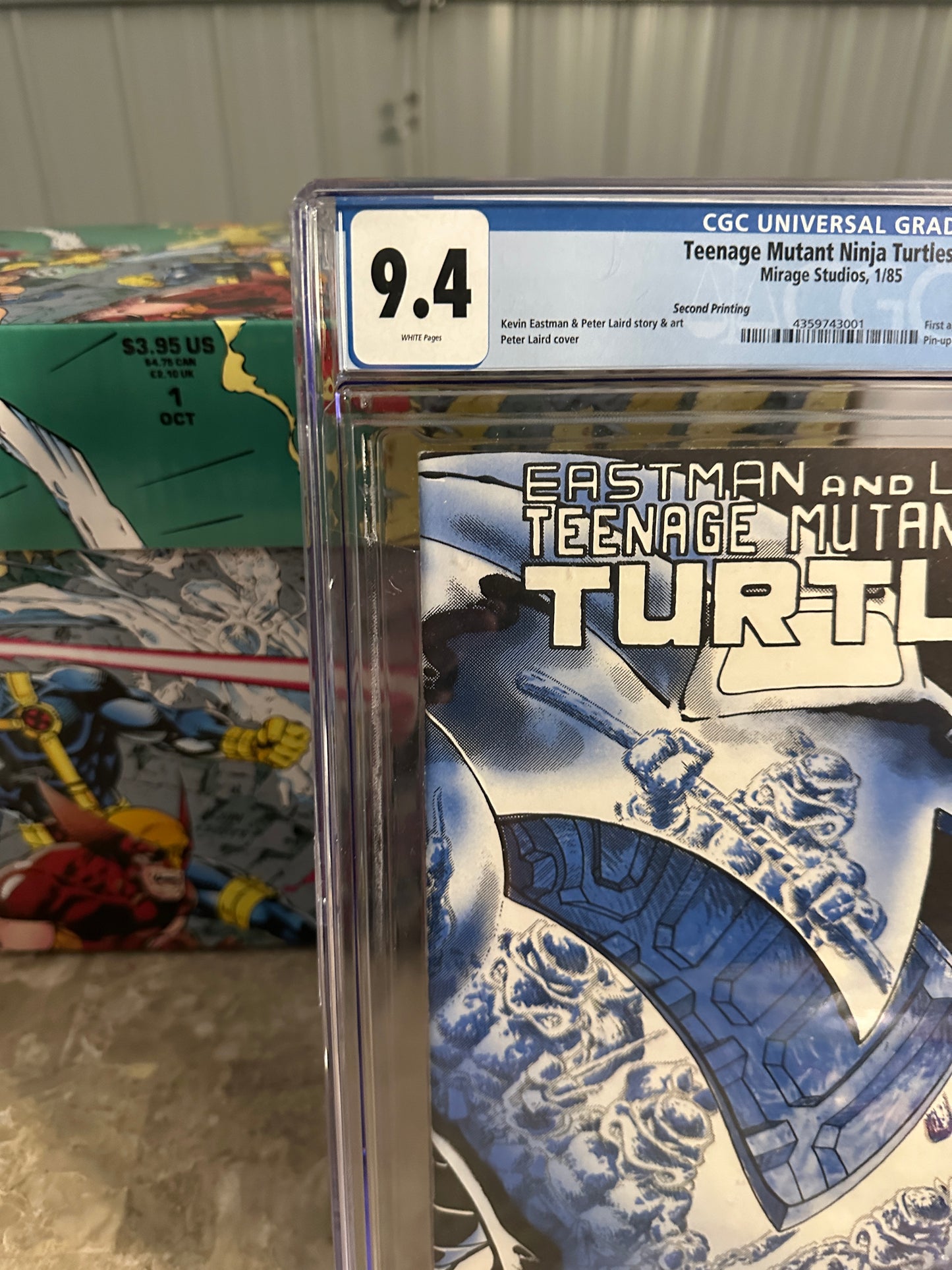 Teenage Mutant Ninja Turtles #2 2nd Print CGC 9.4 WP (1985 Mirage) - Cracked Case