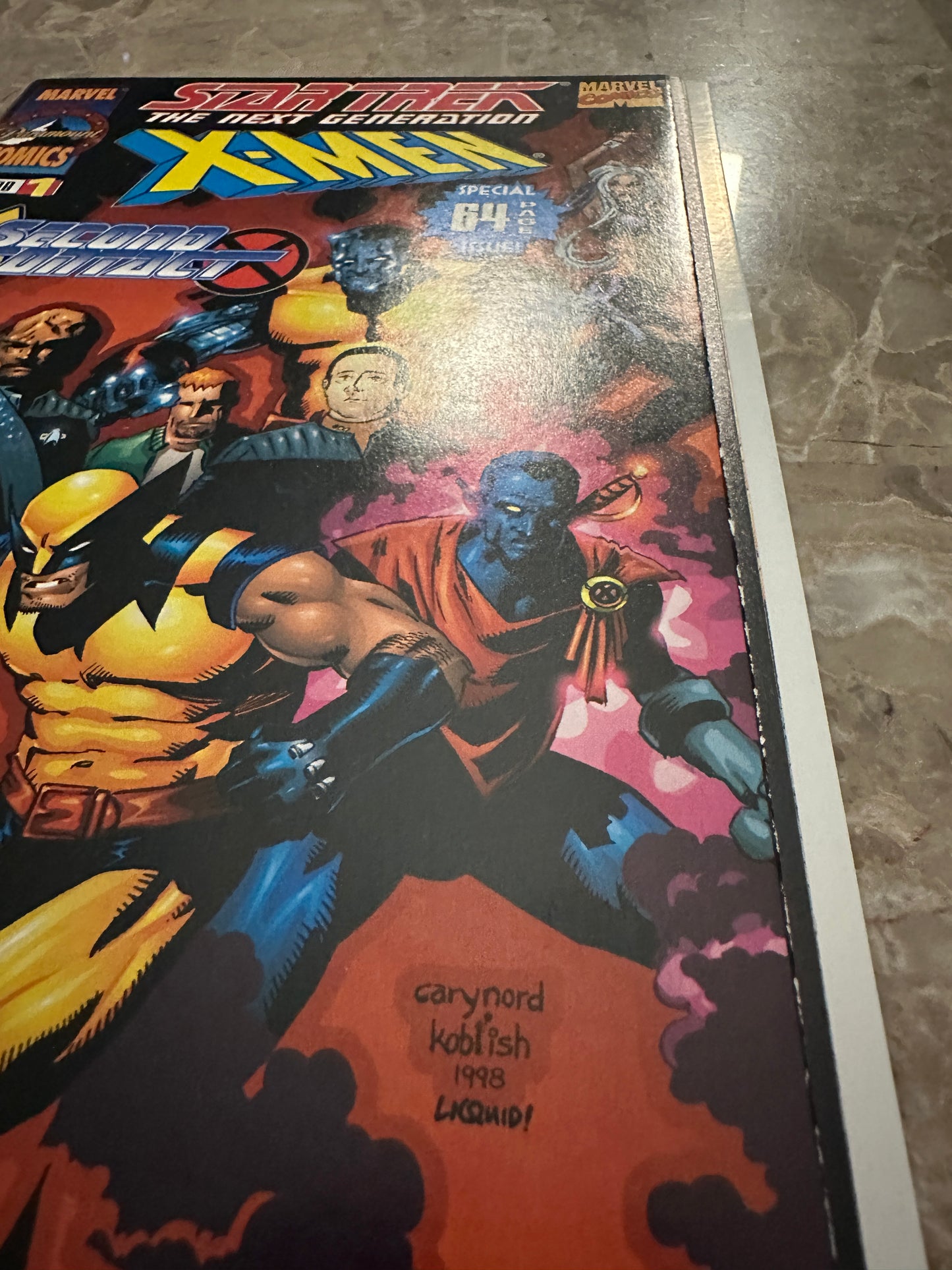 Star Trek TNG X-Men Second Contact NM 9.4-9.8 (1998 Marvel Comics)