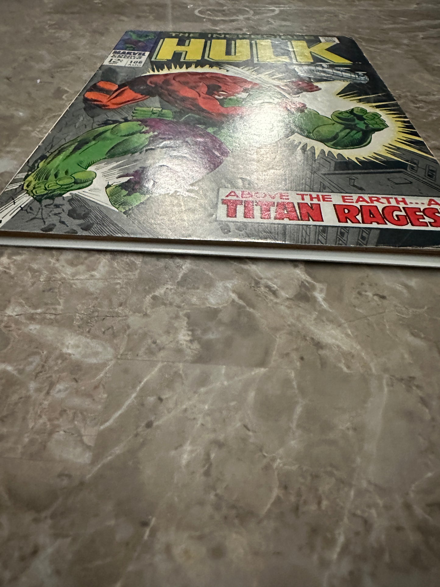 Incredible Hulk #106 FN- 5.5 (Marvel 1968)