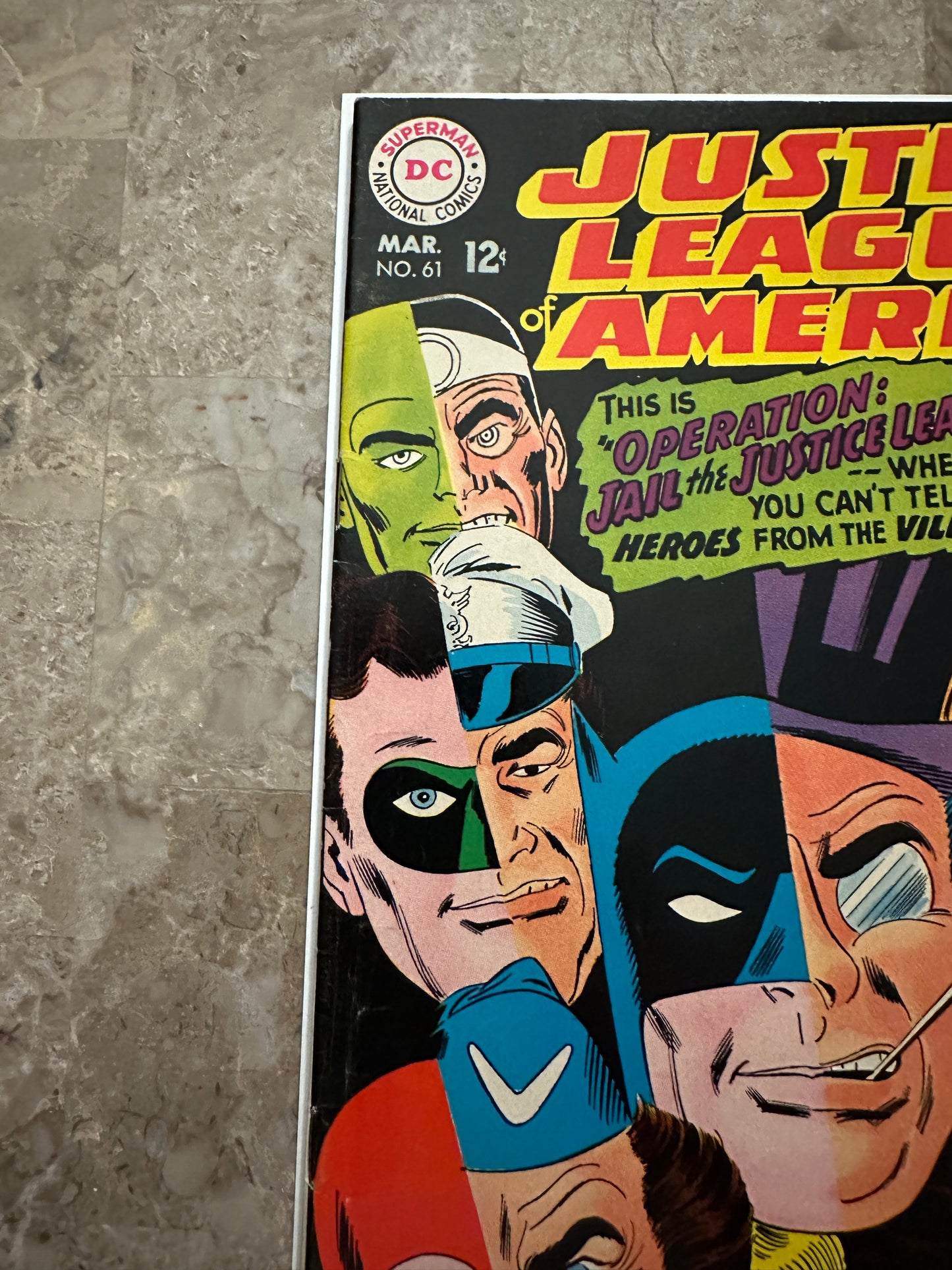 Justice League of America #61 FN+ 6.5 (DC Comics 1968) - Nice color