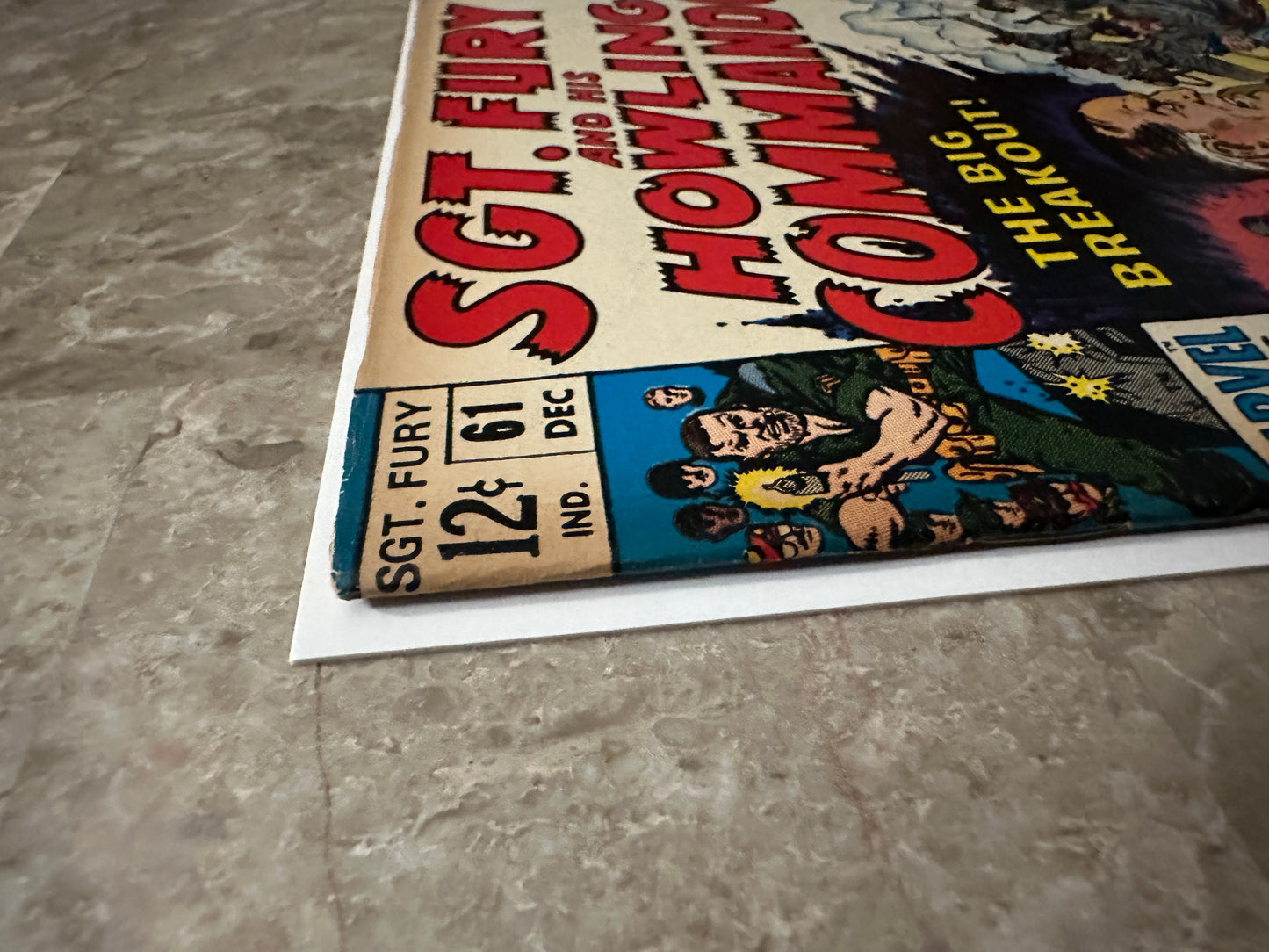 Sgt Fury #61 FN- 5.5 (Marvel Comics 1968)