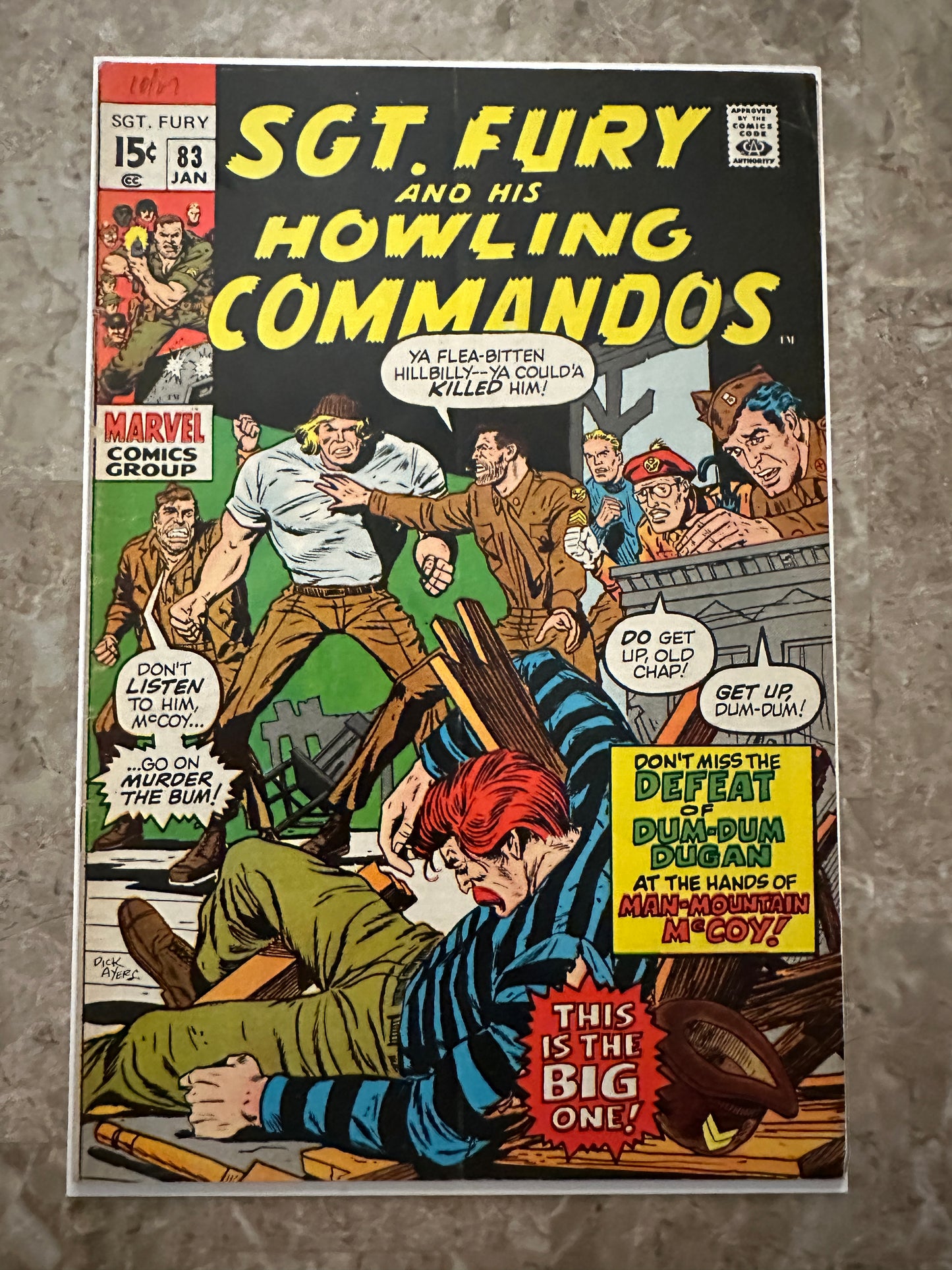 Sgt Fury #83 VG/FN 5.0 (Marvel Comics 1971)