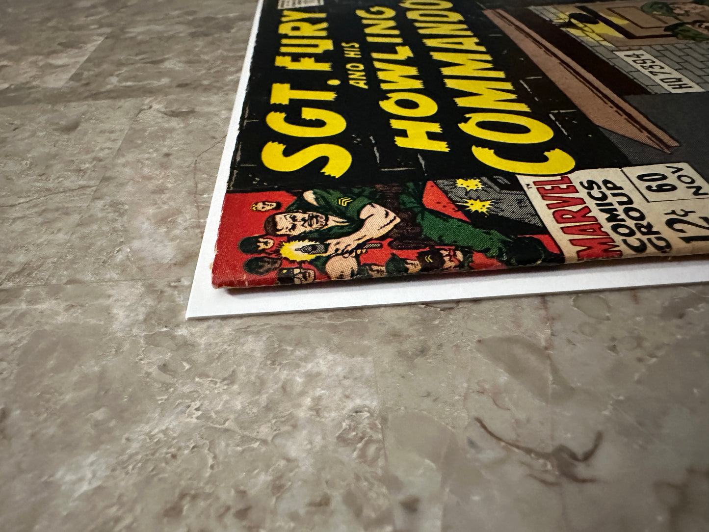Sgt Fury #60 FN- 5.5 (Marvel Comics 1968) - Higher Grade with tanning
