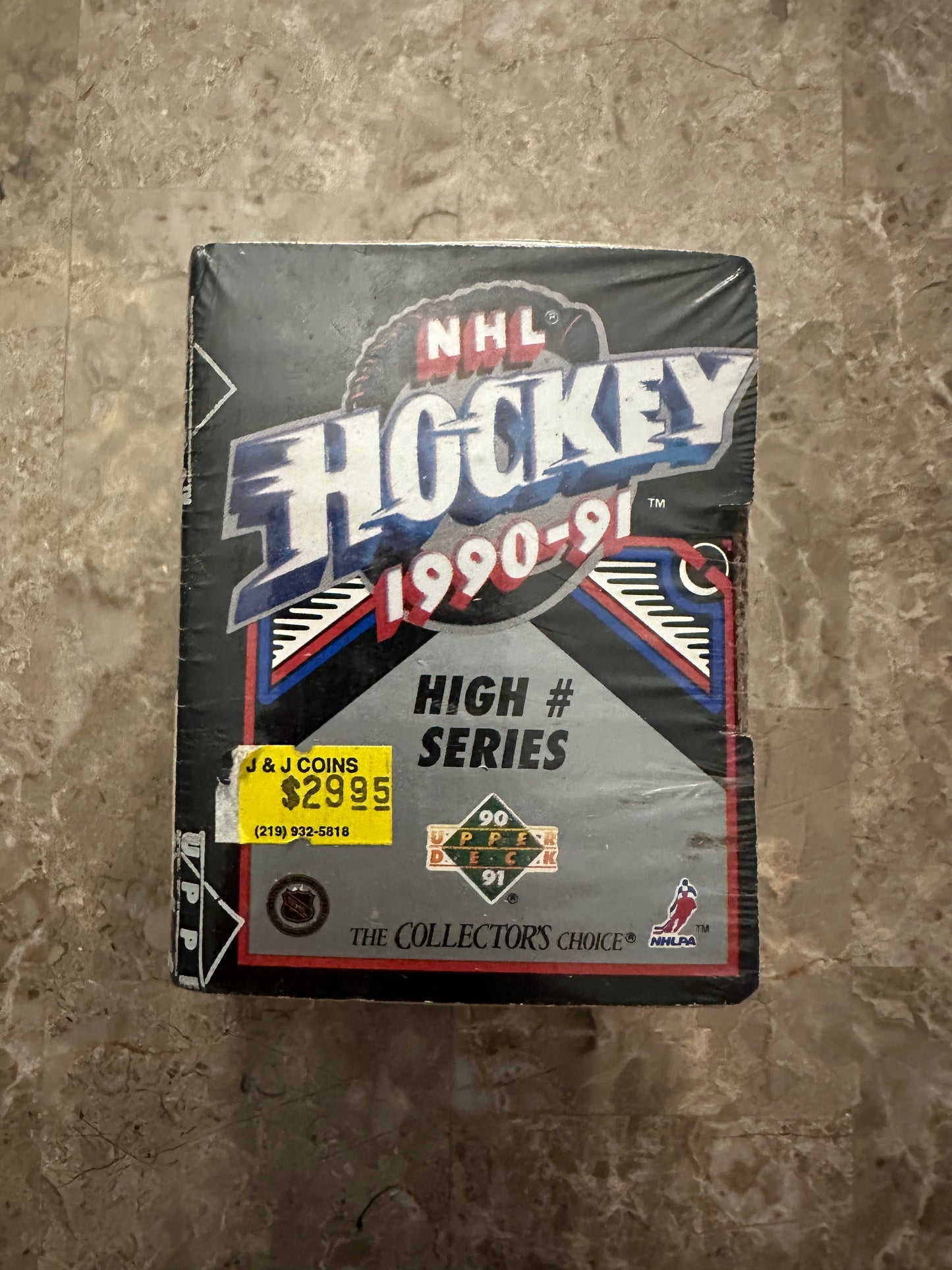 1990-1991 Upper Deck Hockey High Number Series Box - Sealed