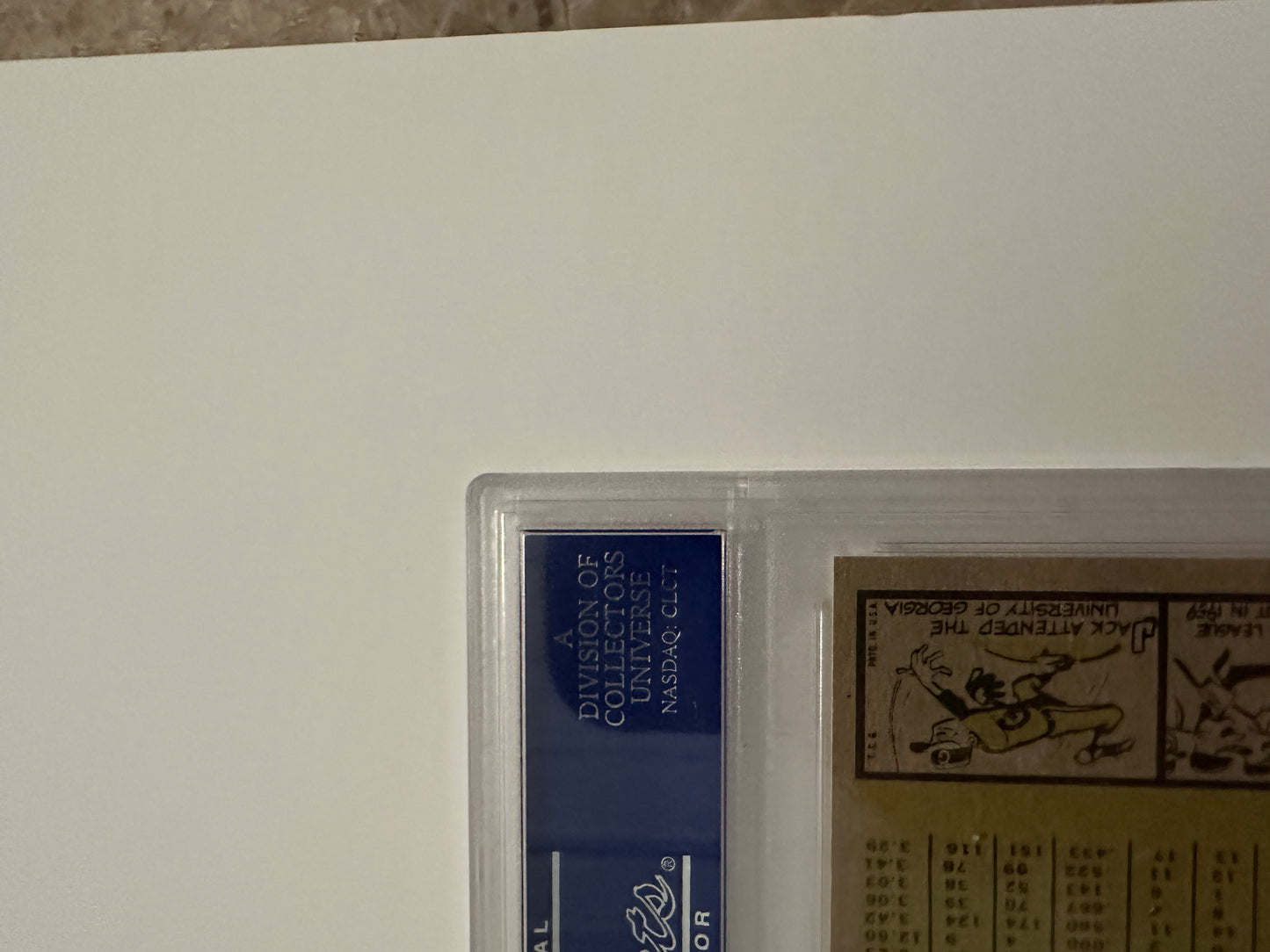 Jack Fisher #463 PSA Graded NM-MT 8 (1961 Topps)