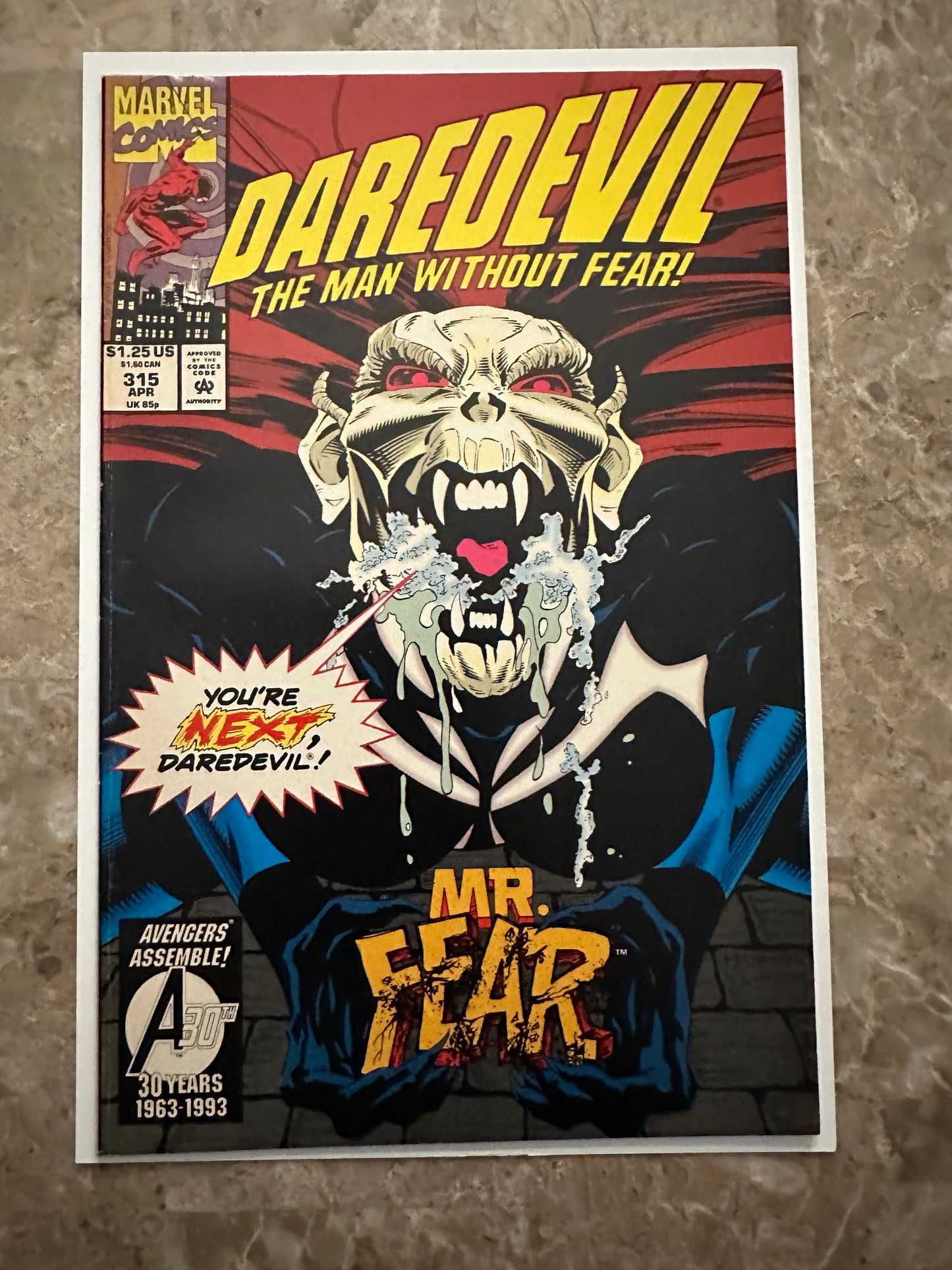 Daredevil #311-315 (1992 Marvel) - Add-On Pack