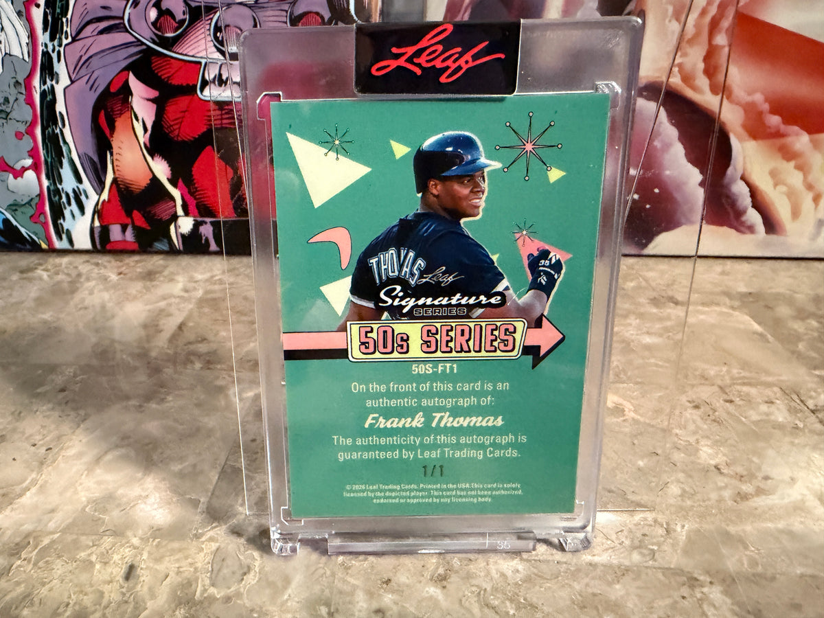 Frank Thomas 2026 Leaf Signature Series 50s Series Auto Gold 1/1