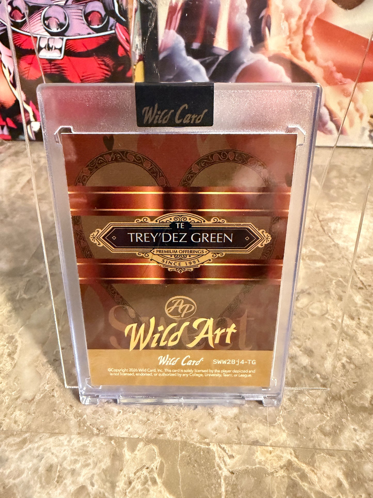 Trey’Dez Green 2026 Wild Card Wild Art 1/1