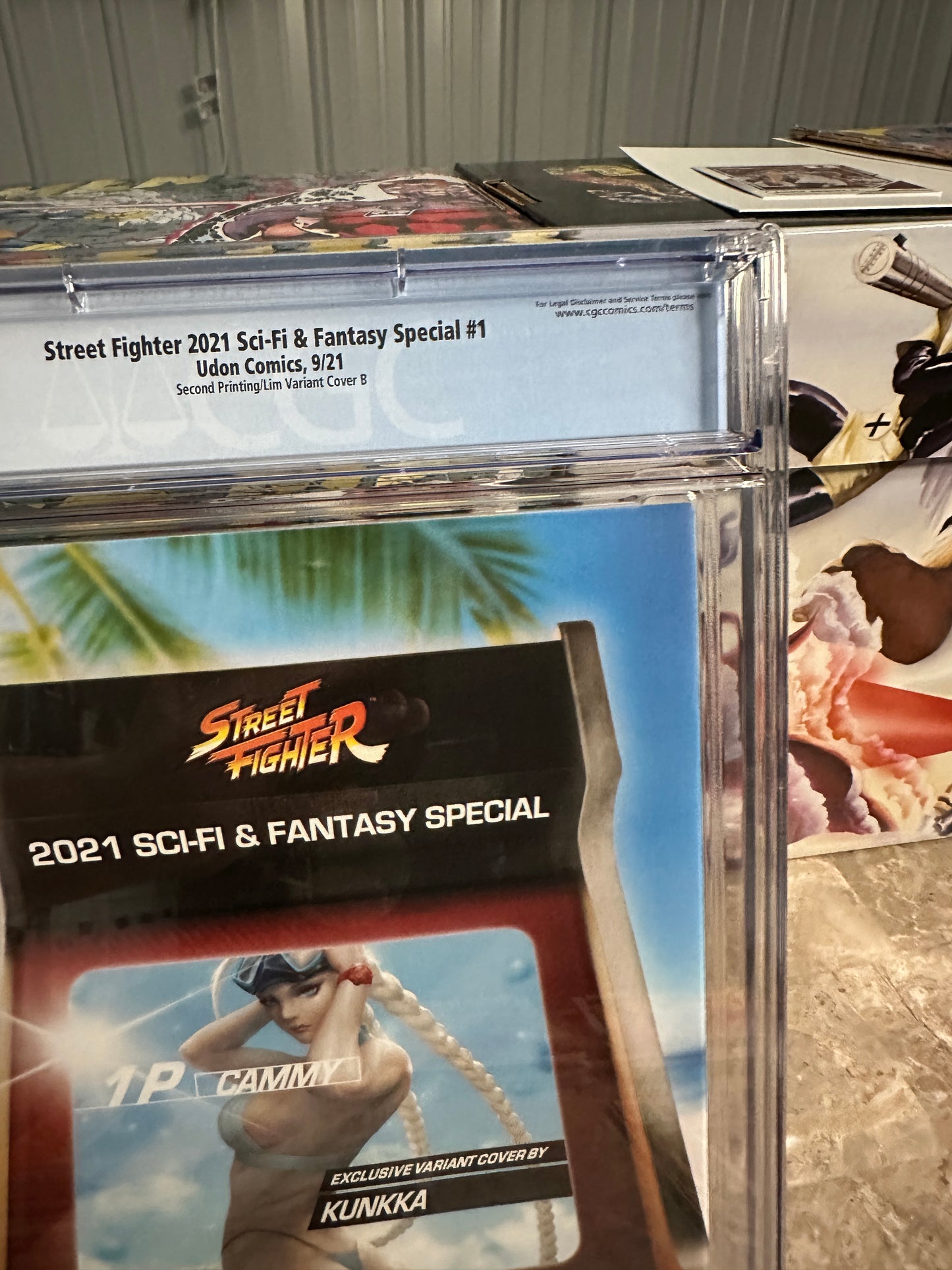 Street Fighter 2021 Sci-Fi & Fantasy Special CGC 9.8 2nd Print Lim (Udon) - New Case