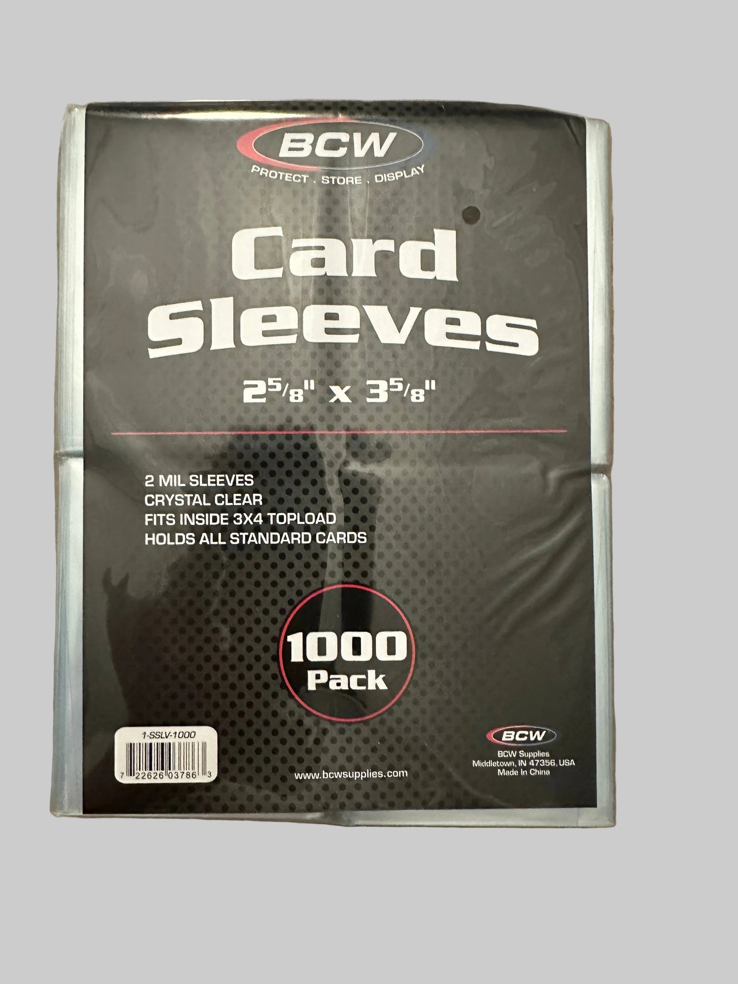 BCW Card Sleeves (1000 Sleeve Pack)