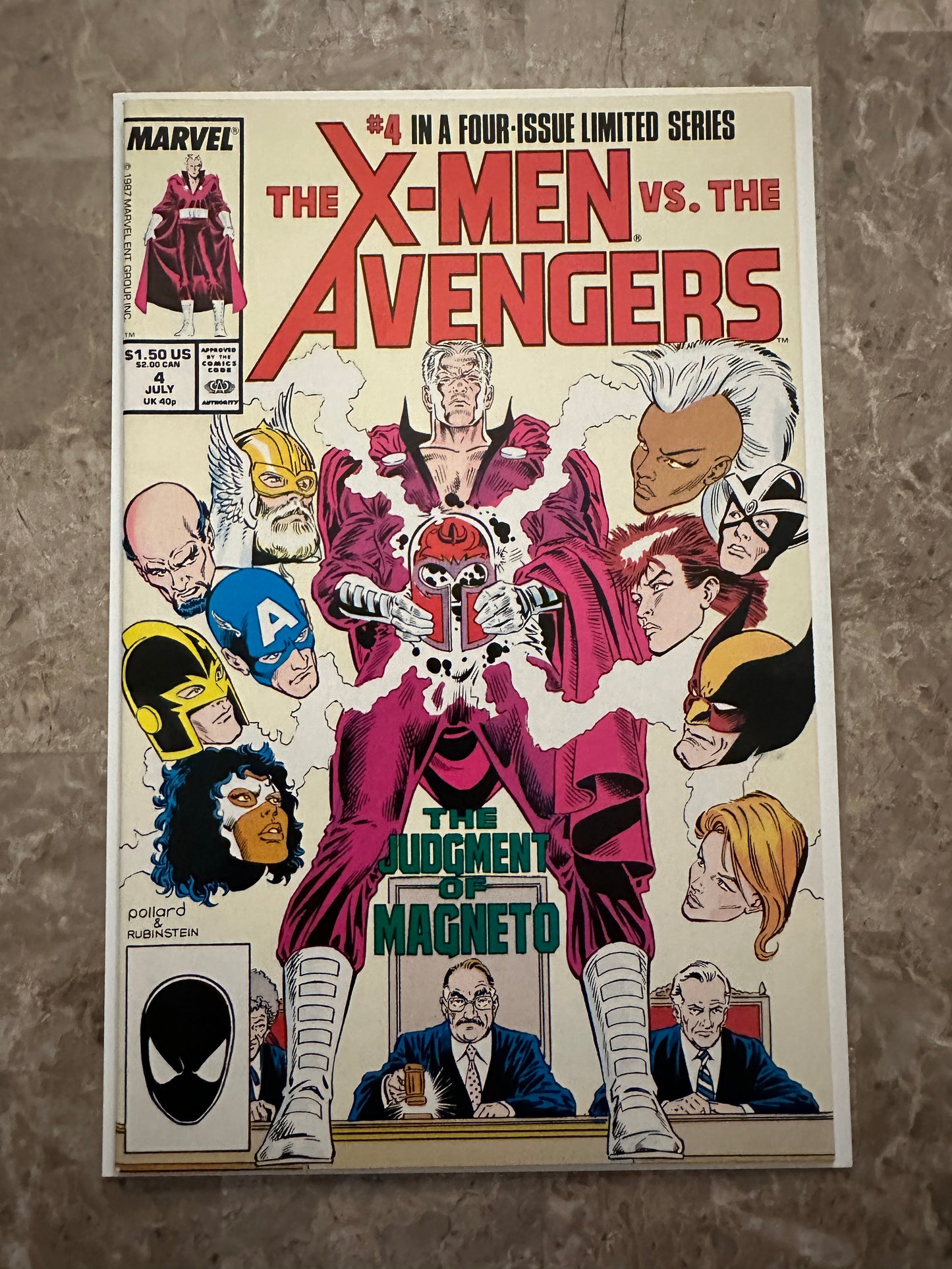 X-Men vs the Avengers #1-4 Full Set High Grade (Marvel Comics 1987)