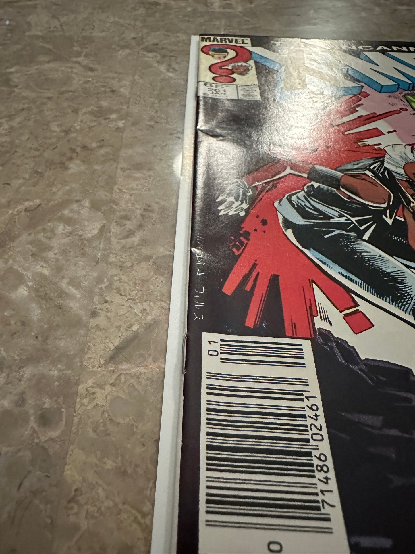 Uncanny X-Men #201 Newsstand VF+ 8.5 (1986 Marvel Comics)