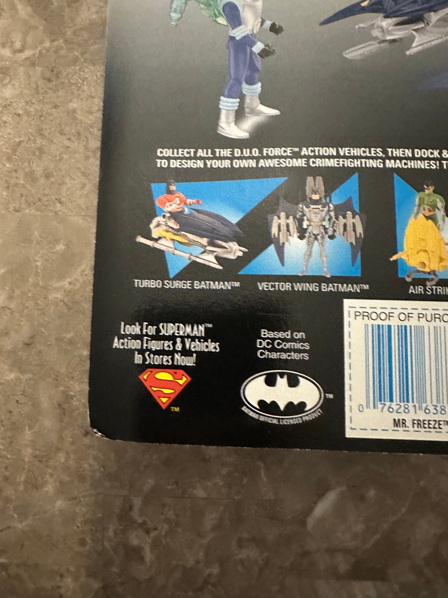 The Adventures of Batman & Robin Duo Force Mr. Freeze (Kenner) - New Sealed