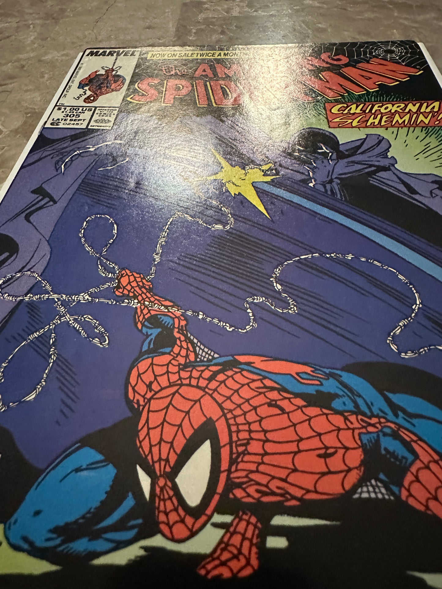 Amazing Spider-Man #305 Newsstand VF 8.0-8.5 (1988 Marvel)