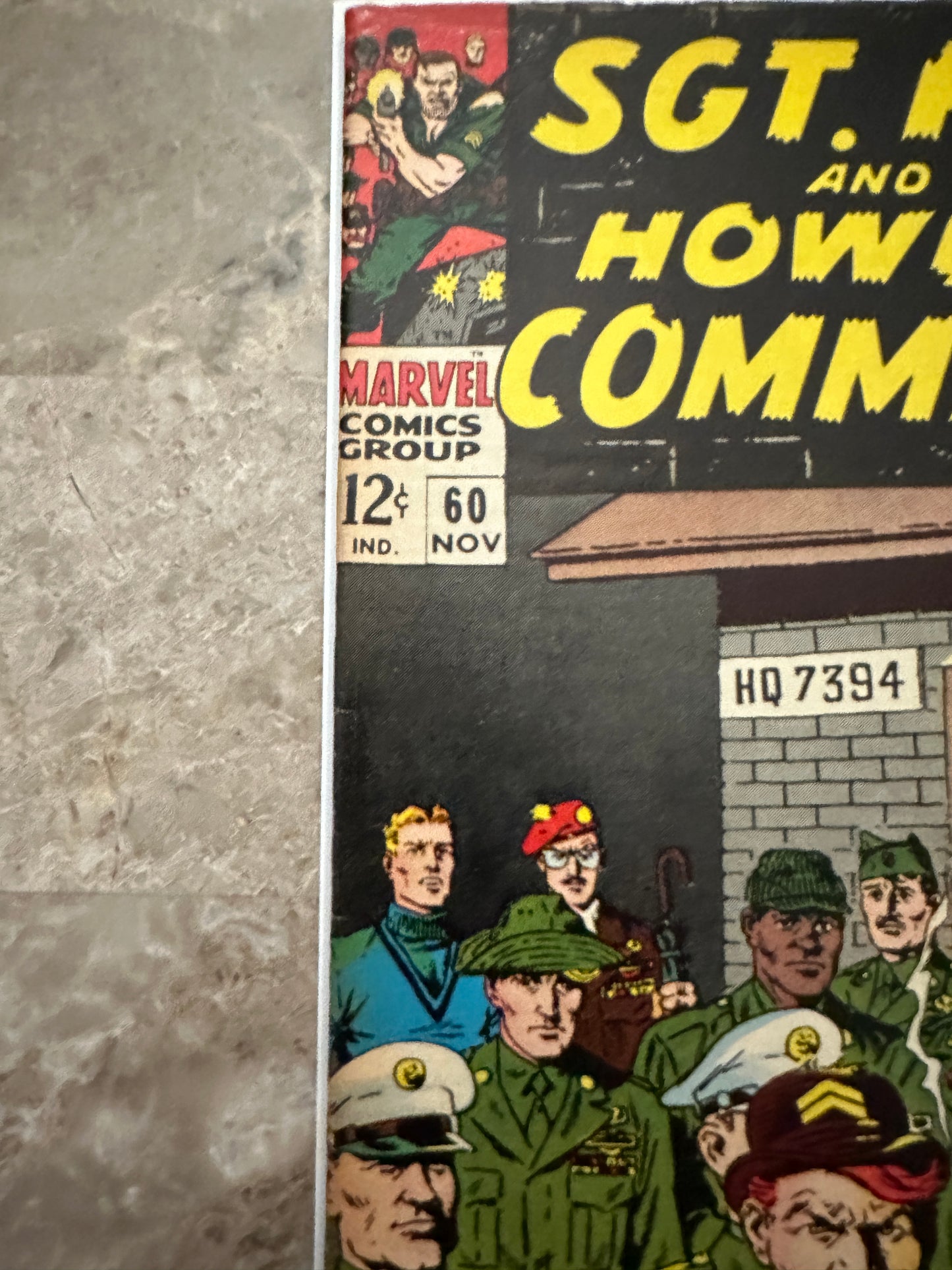 Sgt Fury #60 FN- 5.5 (Marvel Comics 1968) - Higher Grade with tanning