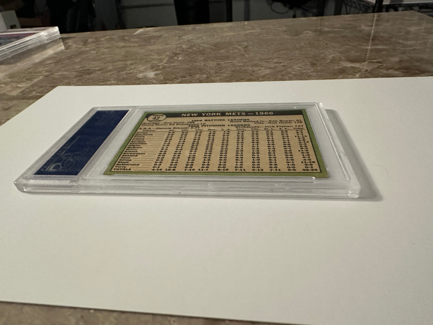 Mets Team #42 PSA Graded NM 7 (1967 Topps)
