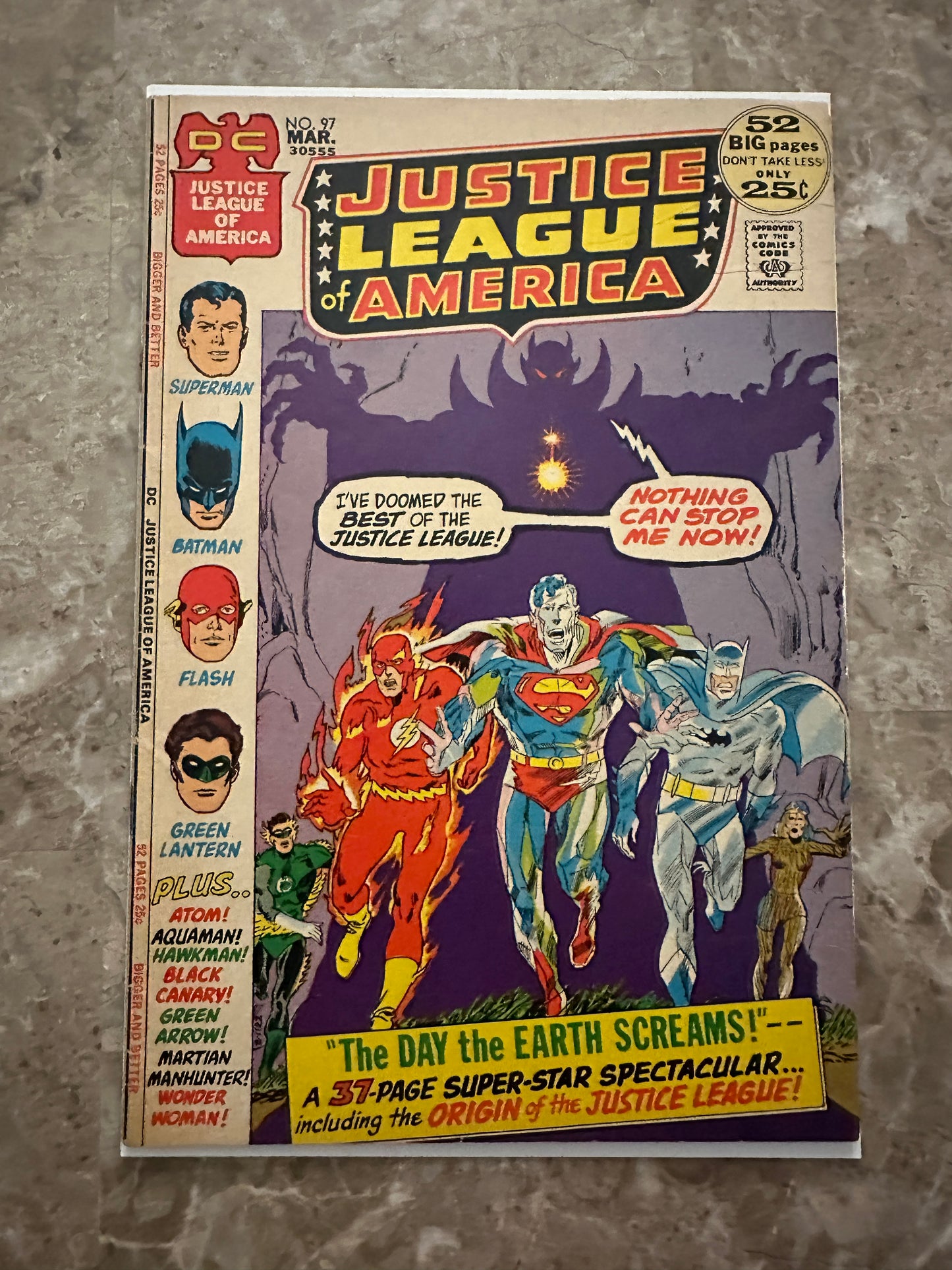 Justice League of America #97 FN+ 6.5 (1972 DC) - Neal Adams