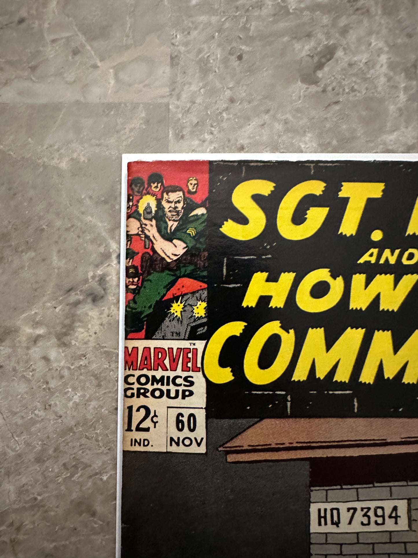 Sgt Fury #60 FN- 5.5 (Marvel Comics 1968) - Higher Grade with tanning