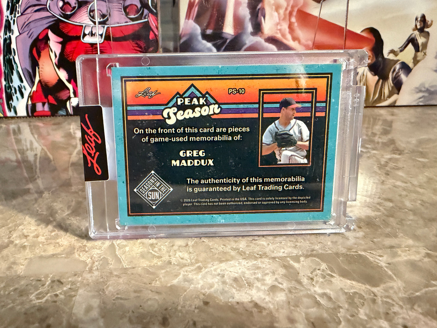 Greg Maddux 2026 Seasons In The Sun Peak Season Die-Cut Patch /40