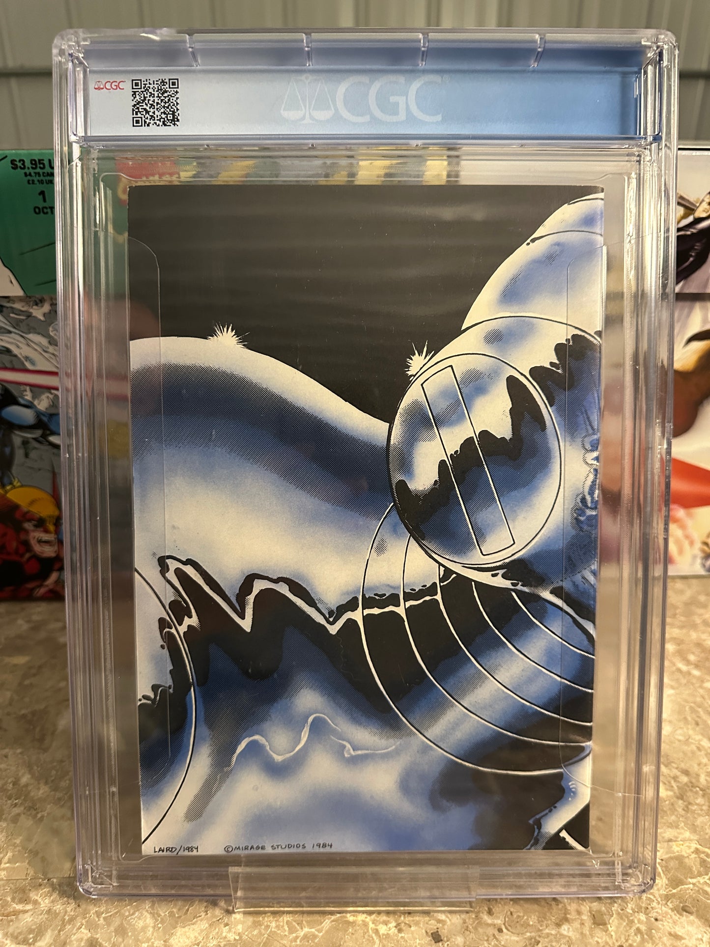Teenage Mutant Ninja Turtles #2 2nd Print CGC 9.4 WP (1985 Mirage) - Cracked Case