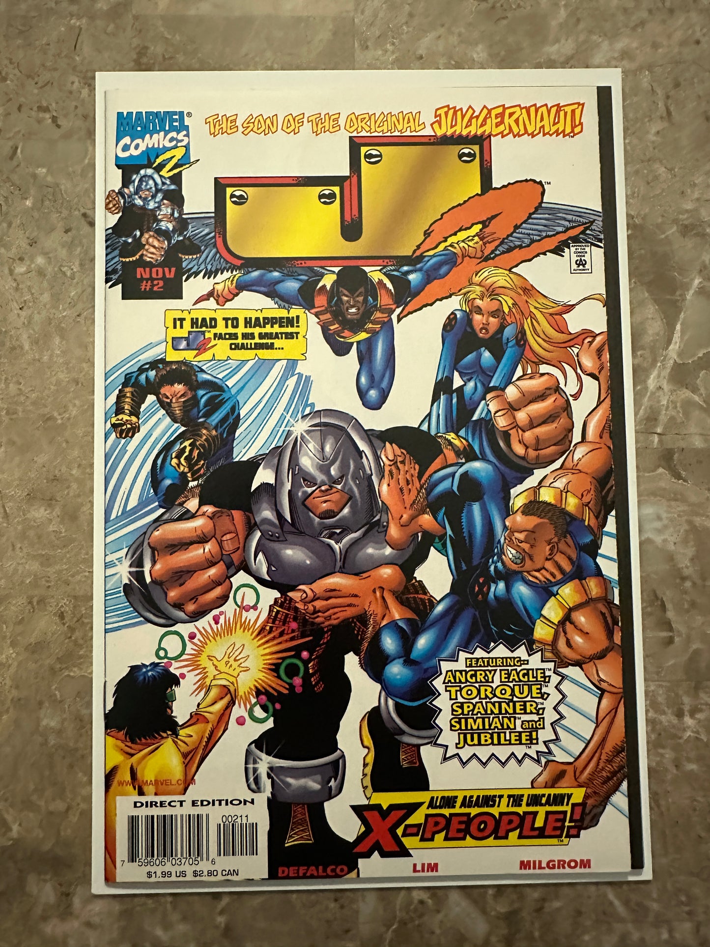 J2 #1-2 Full Set High Grade NM 9.4-9.8 (Marvel 1998)