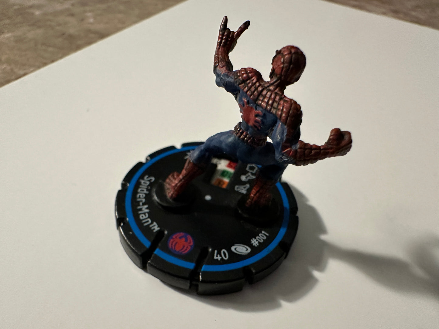 HeroClix Spider-Man #001 Experienced (2004 WizKids) - Legacy