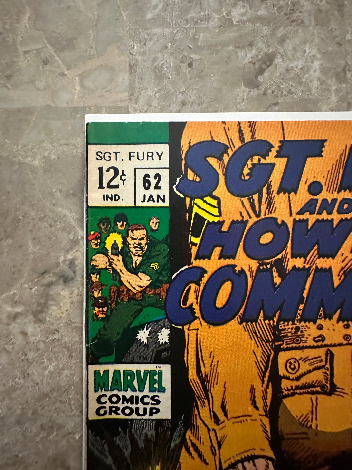 Sgt Fury #62 FN/VF 7.0 (Marvel Comics 1969) - Glossy Copy