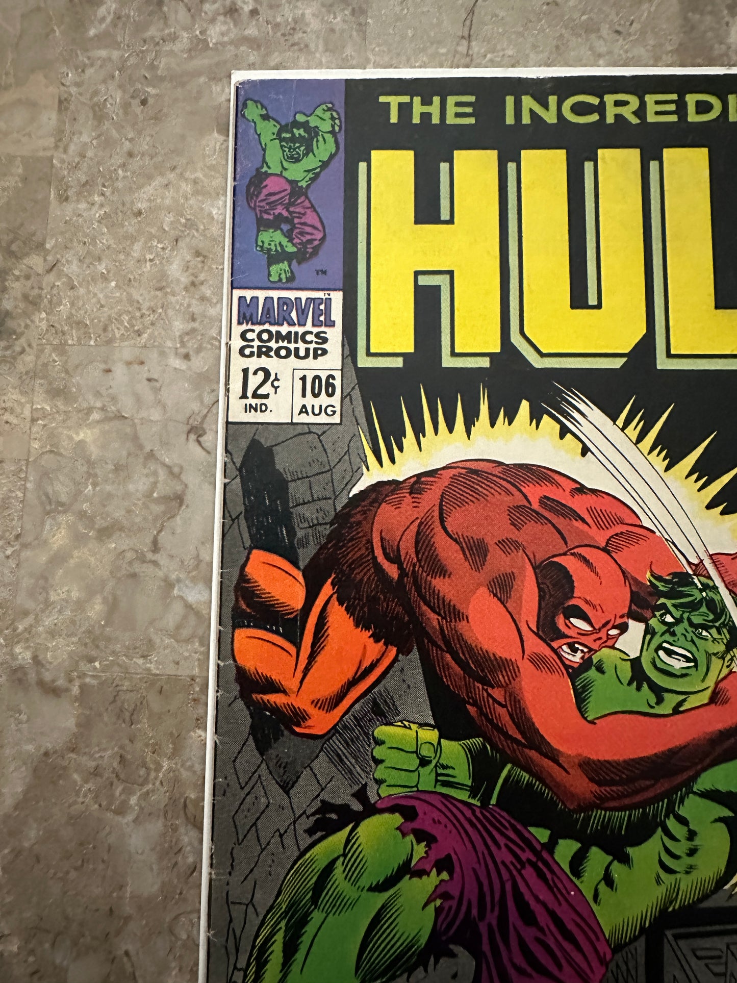Incredible Hulk #106 FN- 5.5 (Marvel 1968)