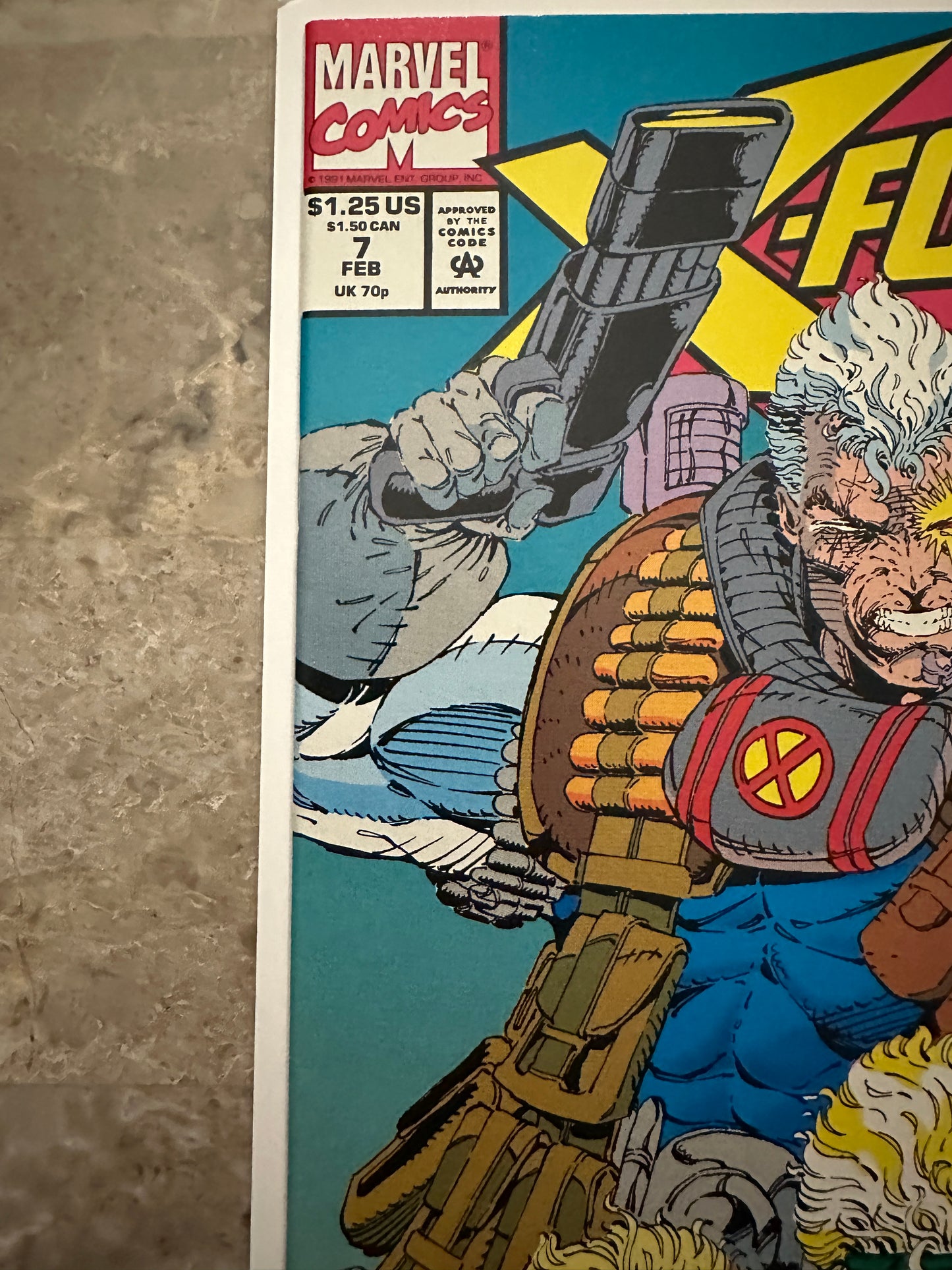 X-Force #7 NM- 9.2 (1992 Marvel)