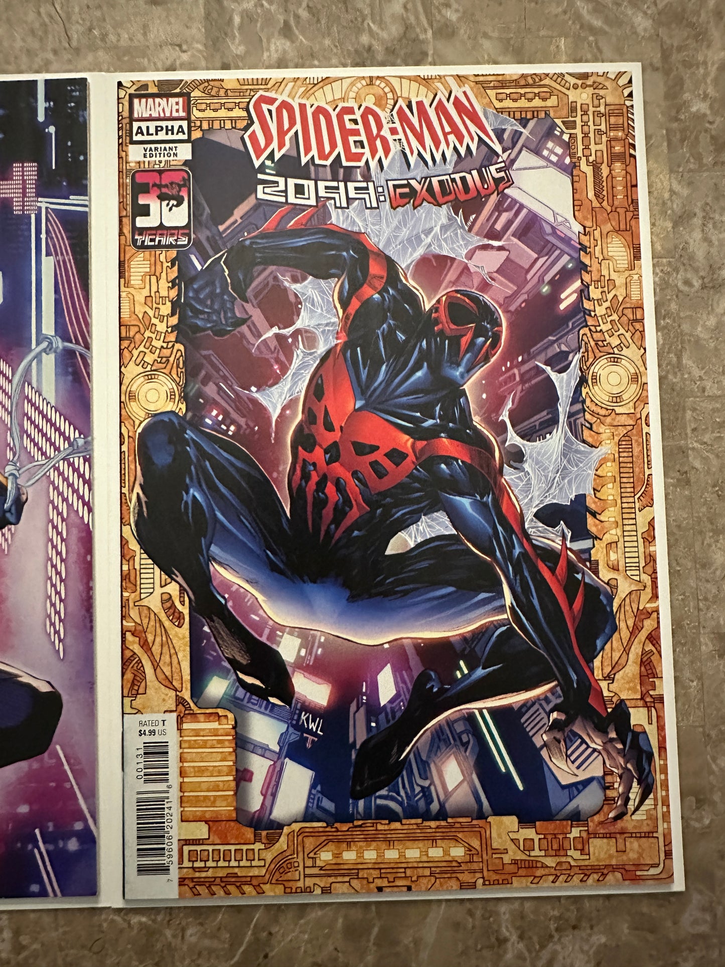 Spider-Man 2099 Exodus Alpha #1A & #1C NM 9.4 (Marvel 2022)