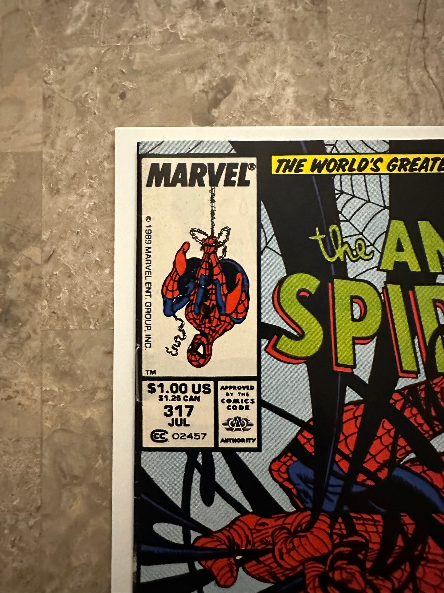 Amazing Spider-Man #317 Newsstand VF+ 8.5 (1992 Marvel) - Beautiful Copy