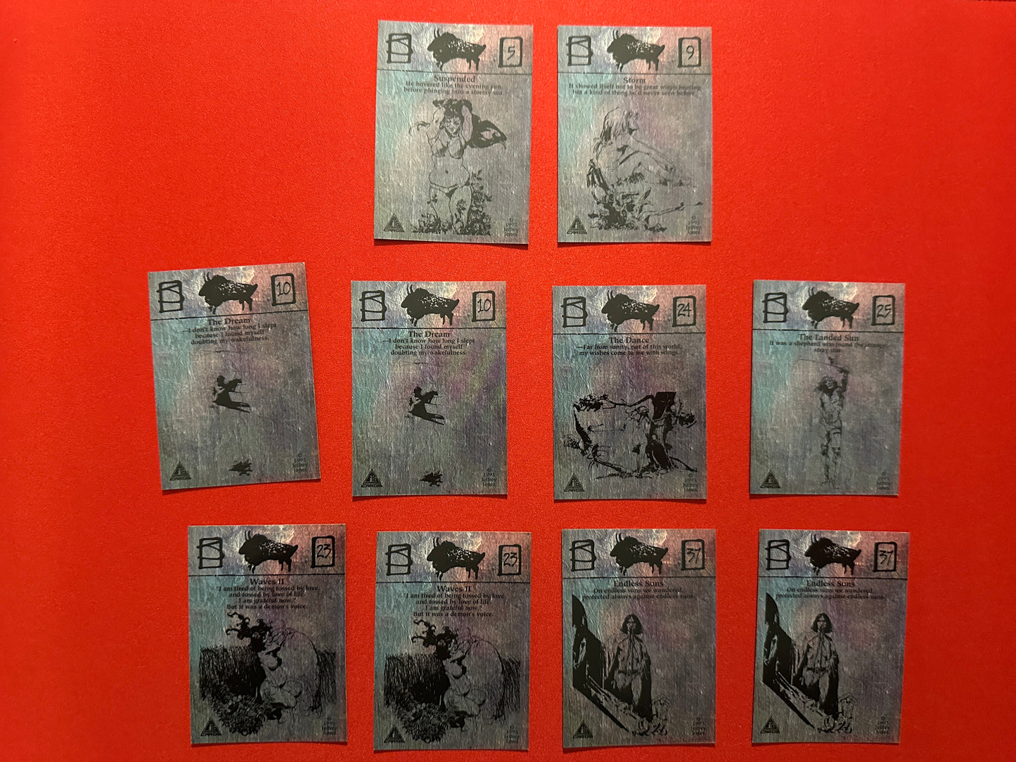 1993 FPG Jeffrey Jones Trading Cards Lot of 65