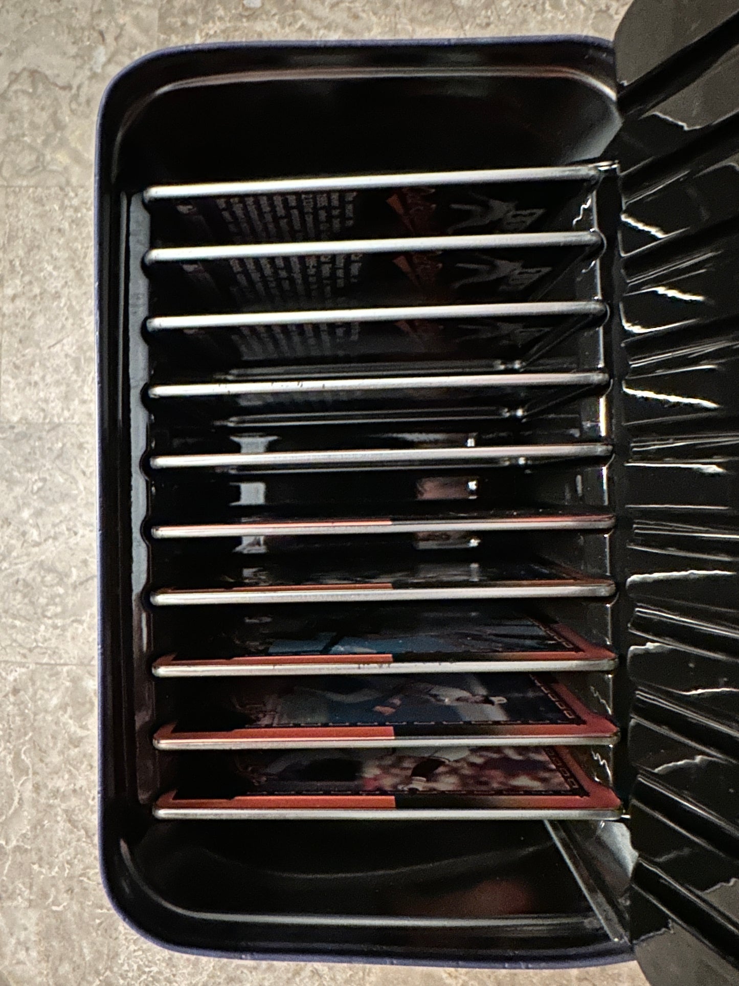 Cal Ripken Jr. Metallic Impressions Iron Oriole 10 Card Set w/ Tin