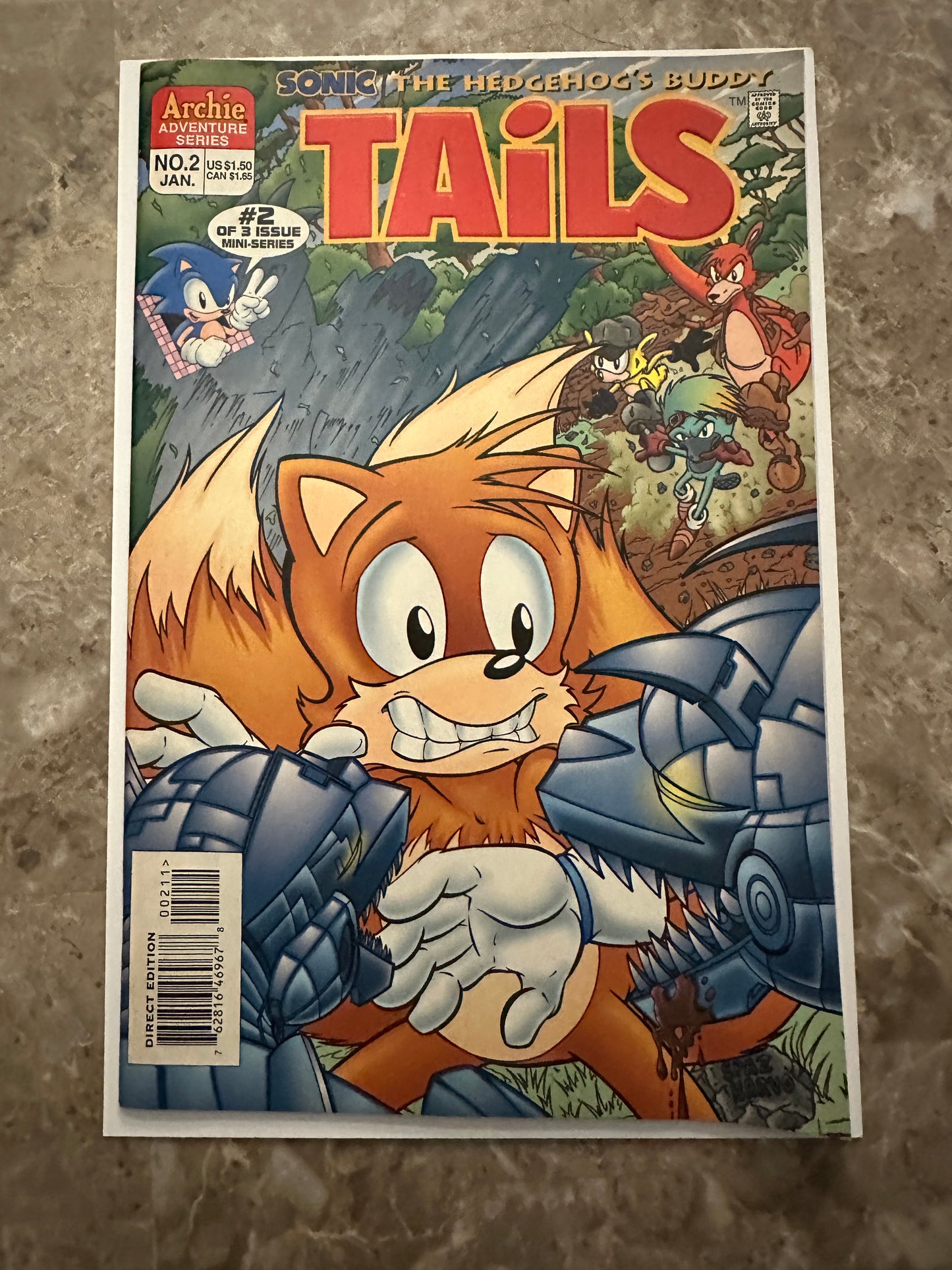 Tails #1-3 Full Set Mid to High Grade (Archie 1995)